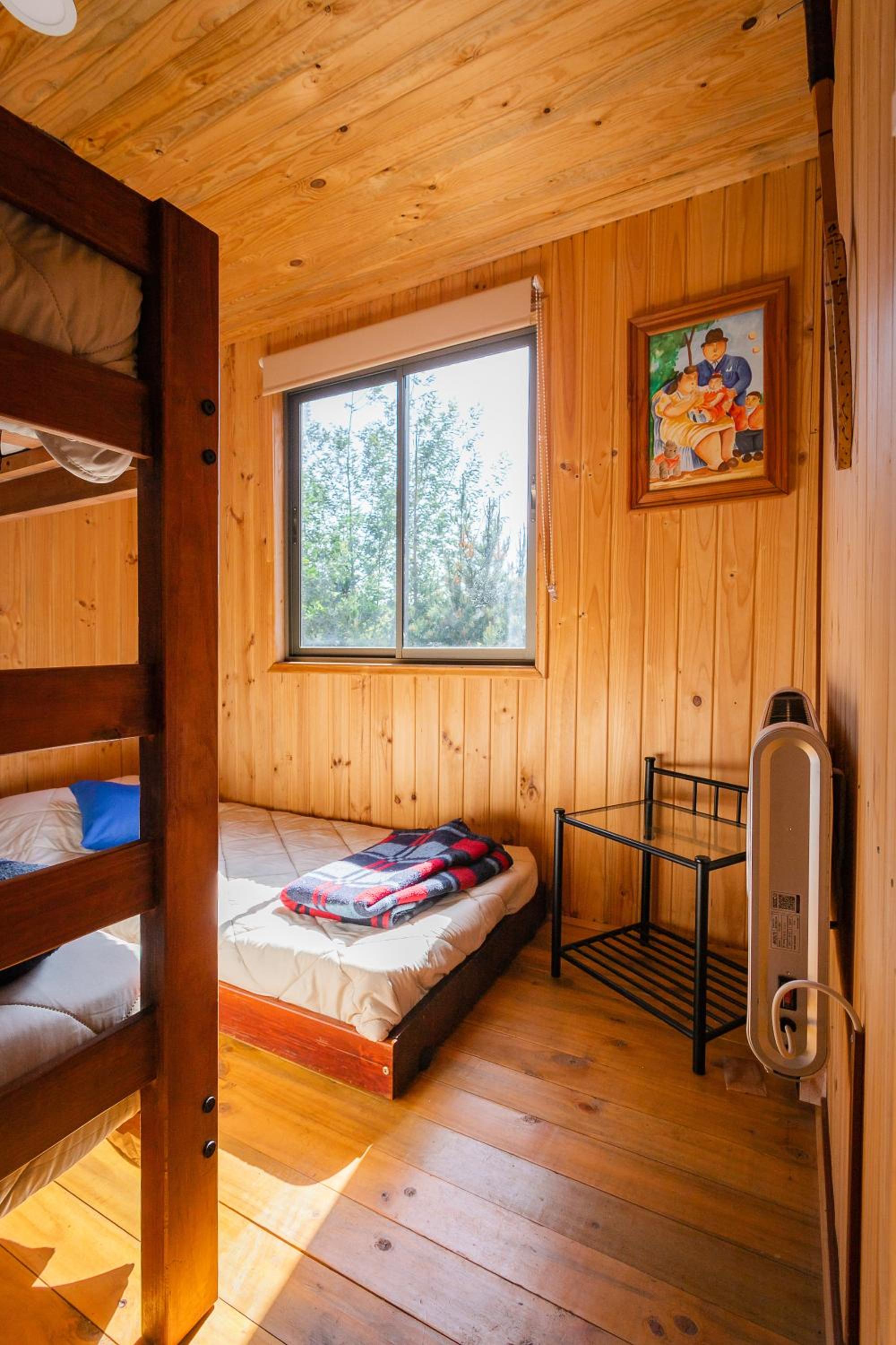 Cabaña en Tunquén con parrilla, fogón, piscina y bosque