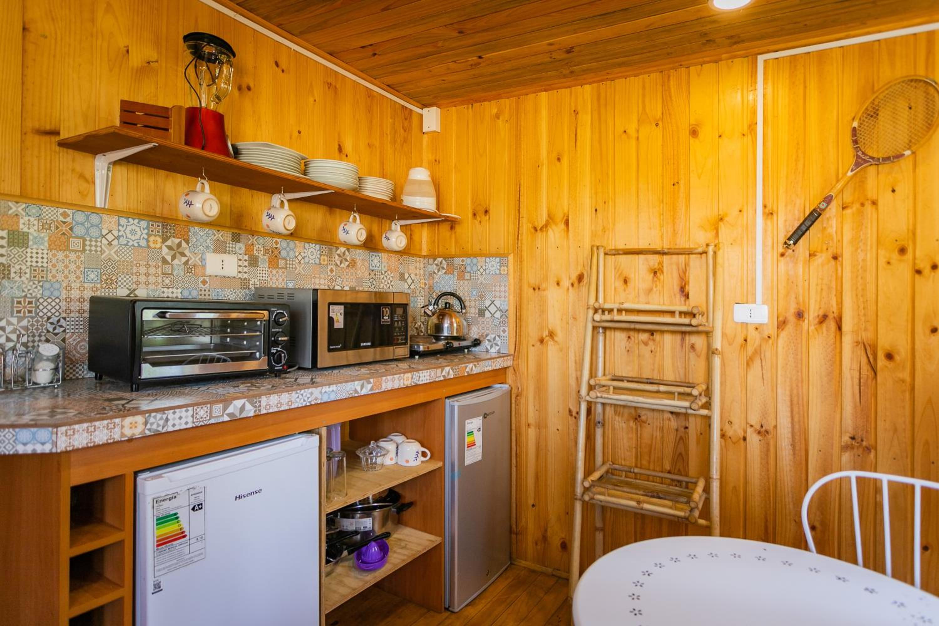 Cabaña en Tunquén con parrilla, fogón, piscina y bosque