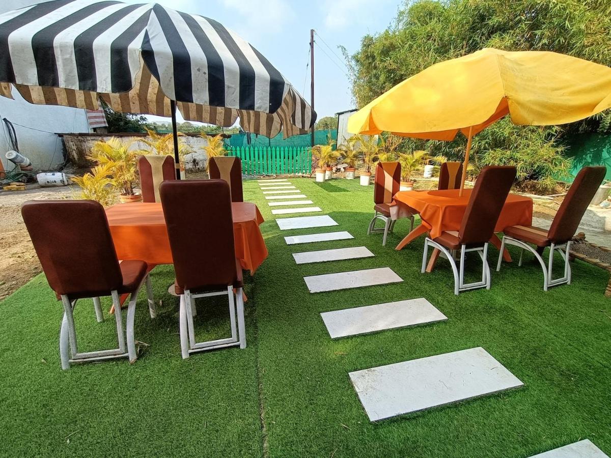 outdoor BBQ area