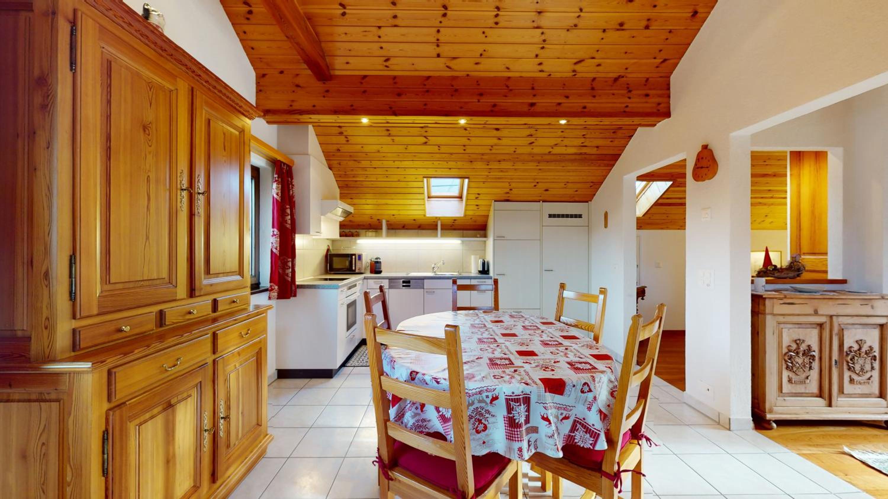 Superb family apartment in centre of the village of Vercorin
