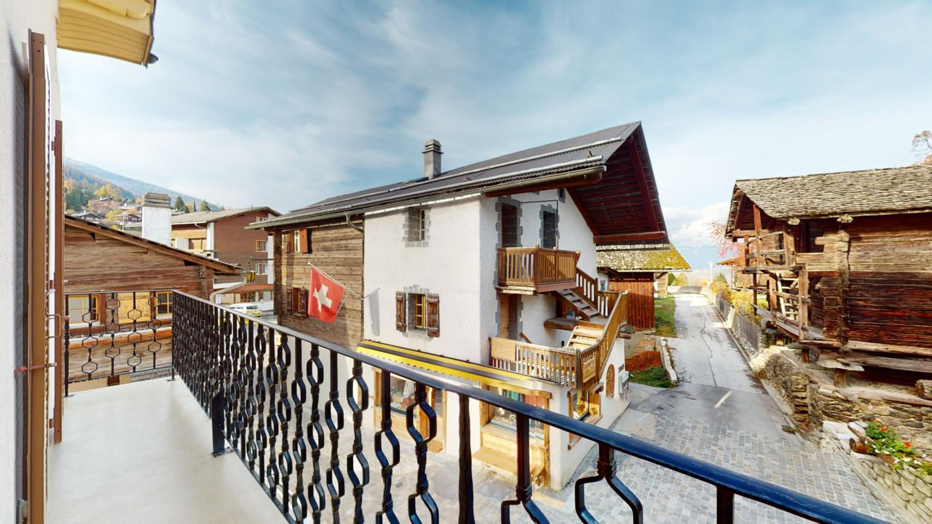 Superb family apartment in centre of the village of Vercorin
