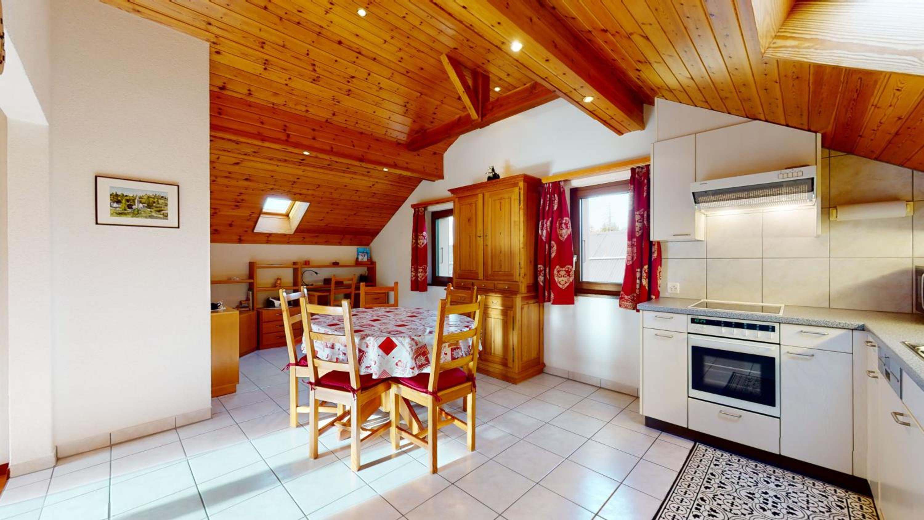 Superb family apartment in centre of the village of Vercorin