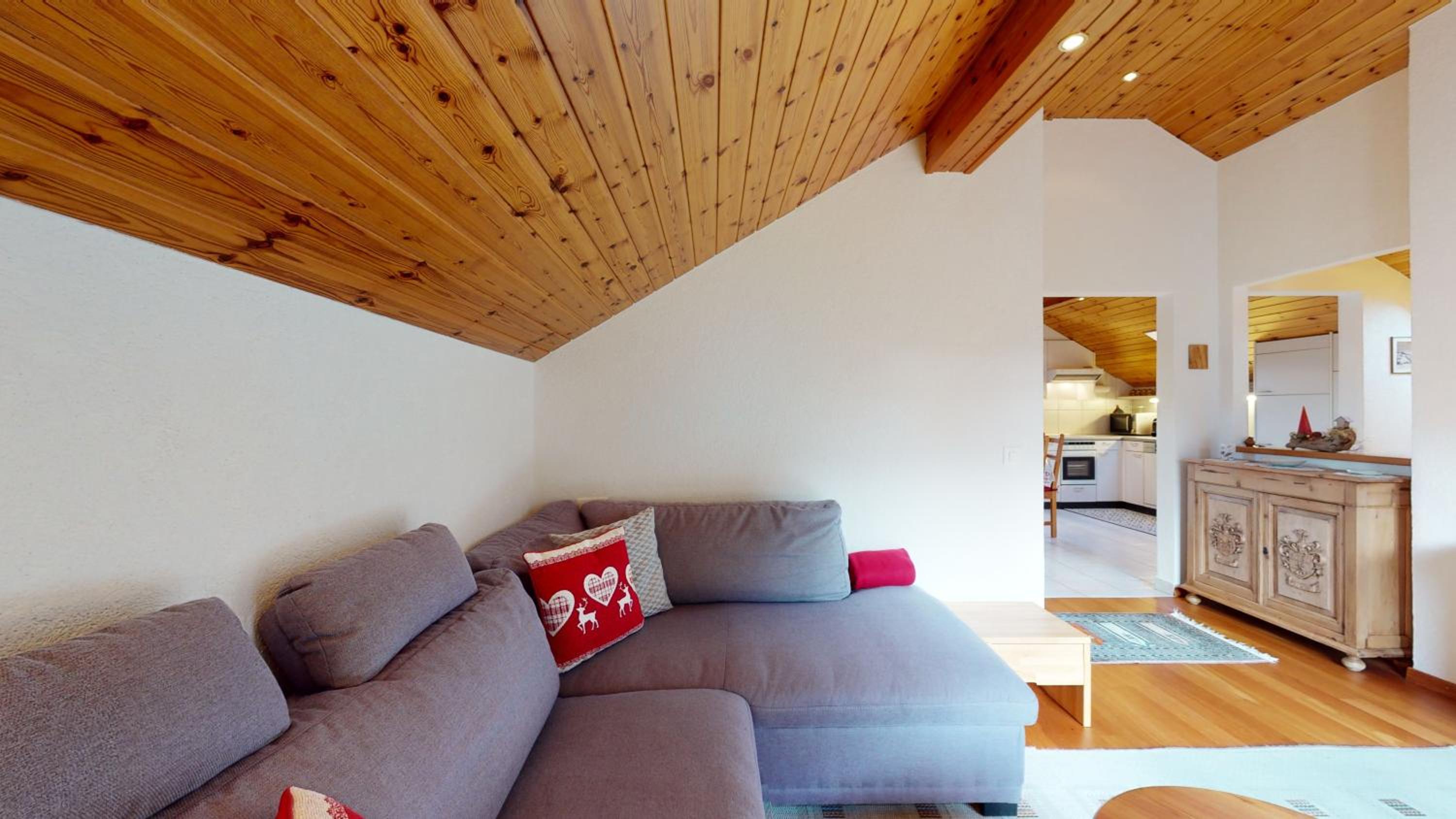Superb family apartment in centre of the village of Vercorin