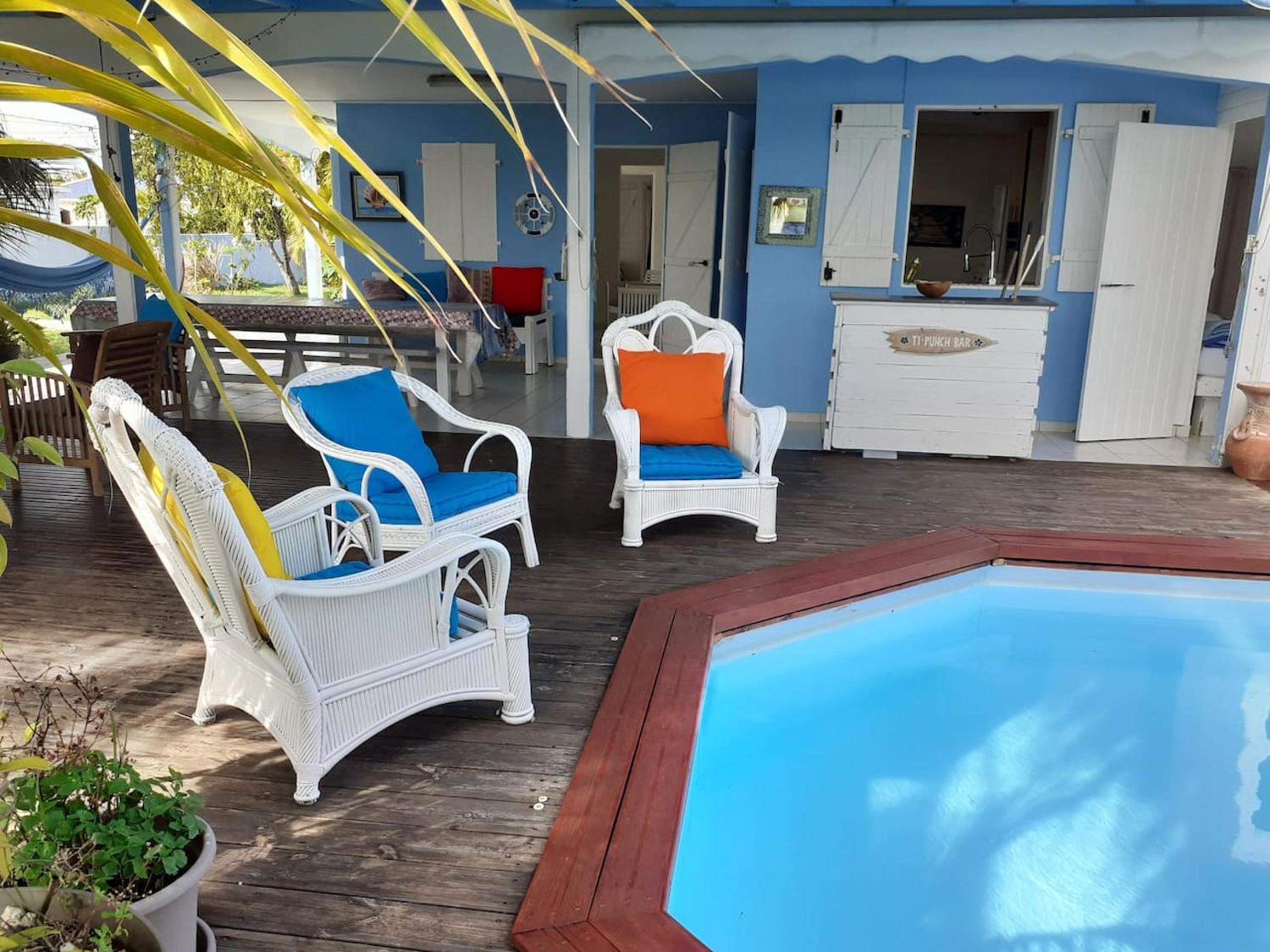 Villa ensoleillée avec piscine privée à Saint-François