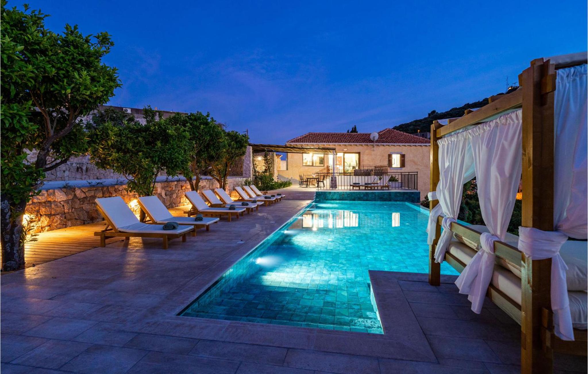 Nice Home In Gruda With Outdoor Swimming Pool