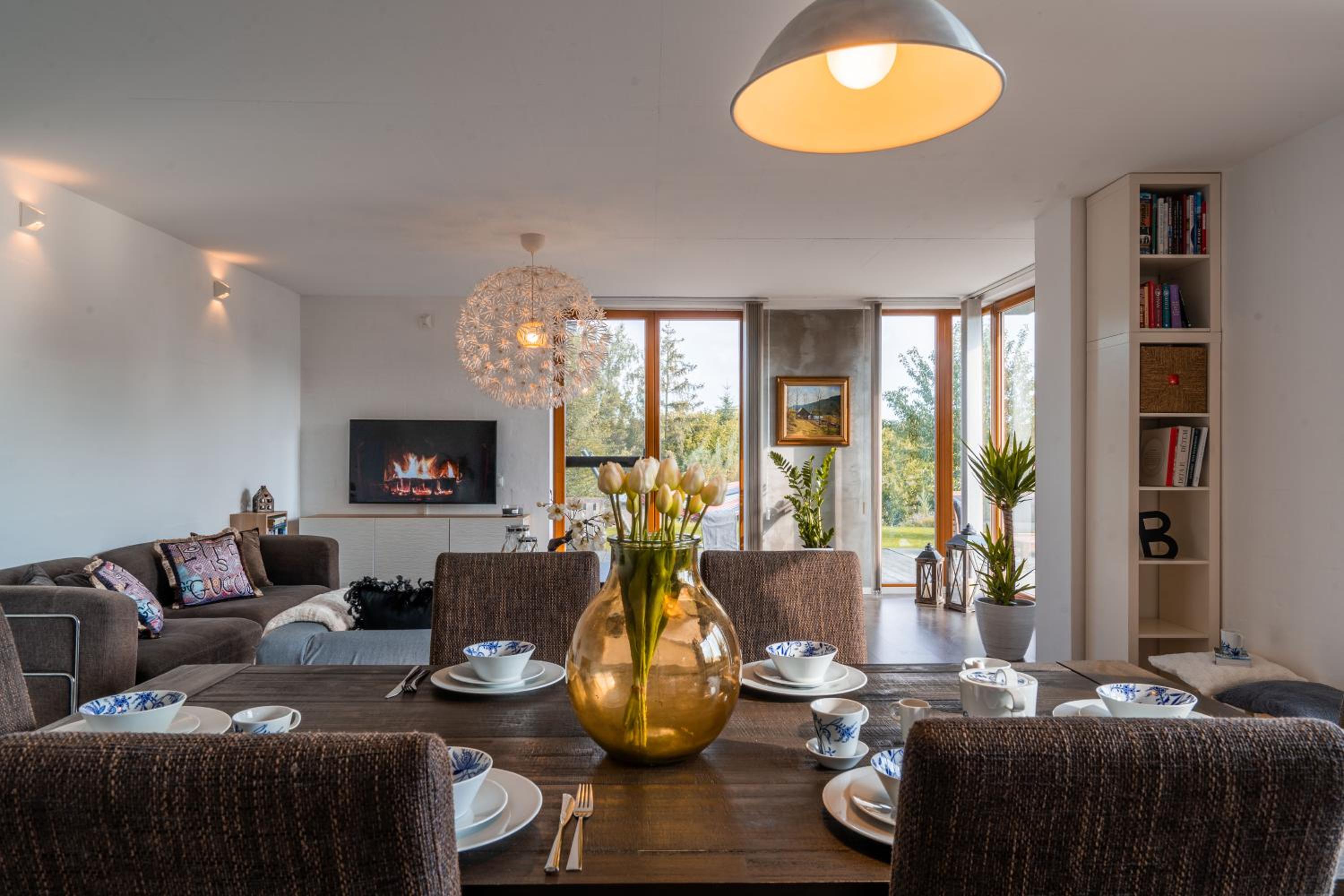 Cozy terraced house with infra sauna and parking