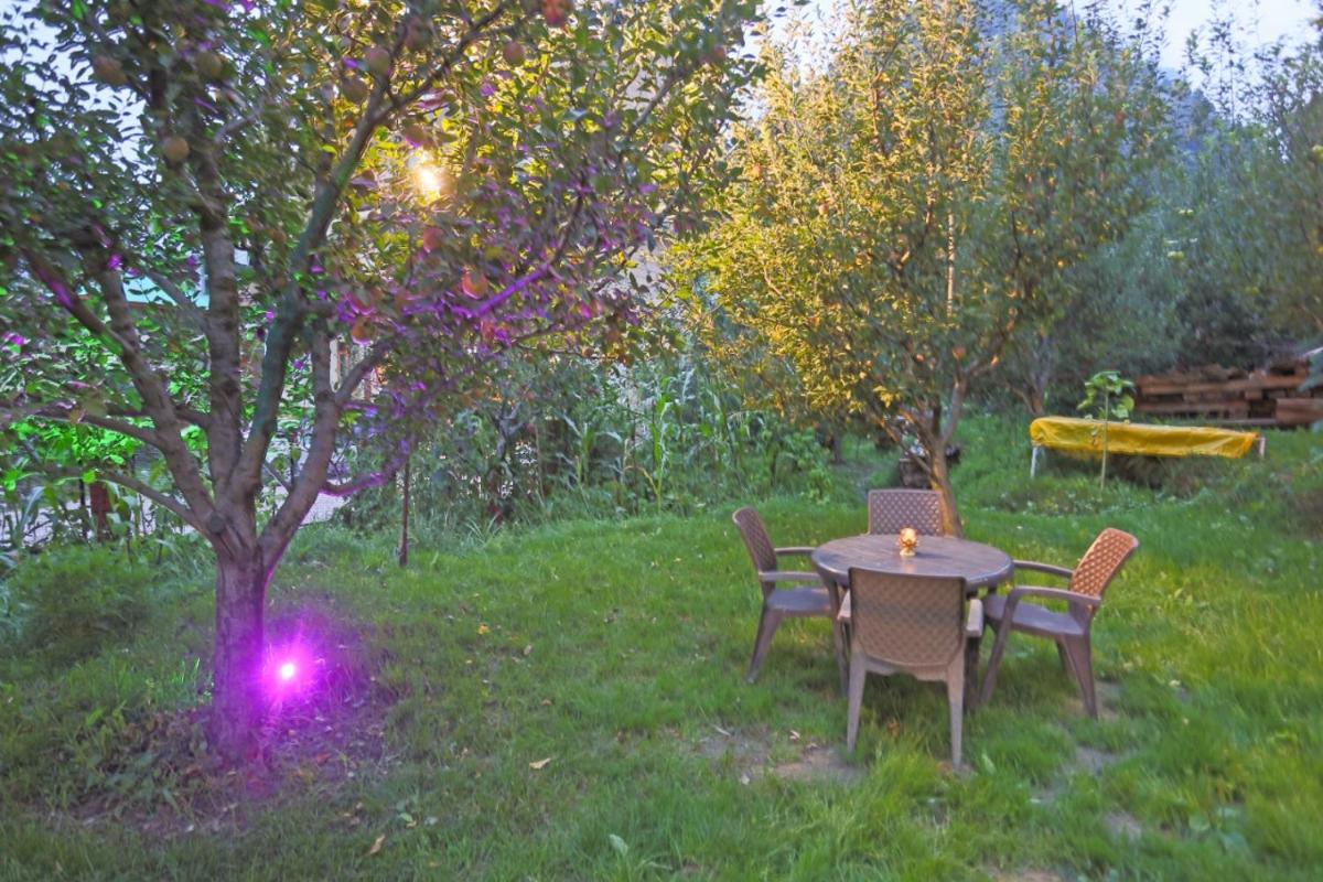 outdoor BBQ area