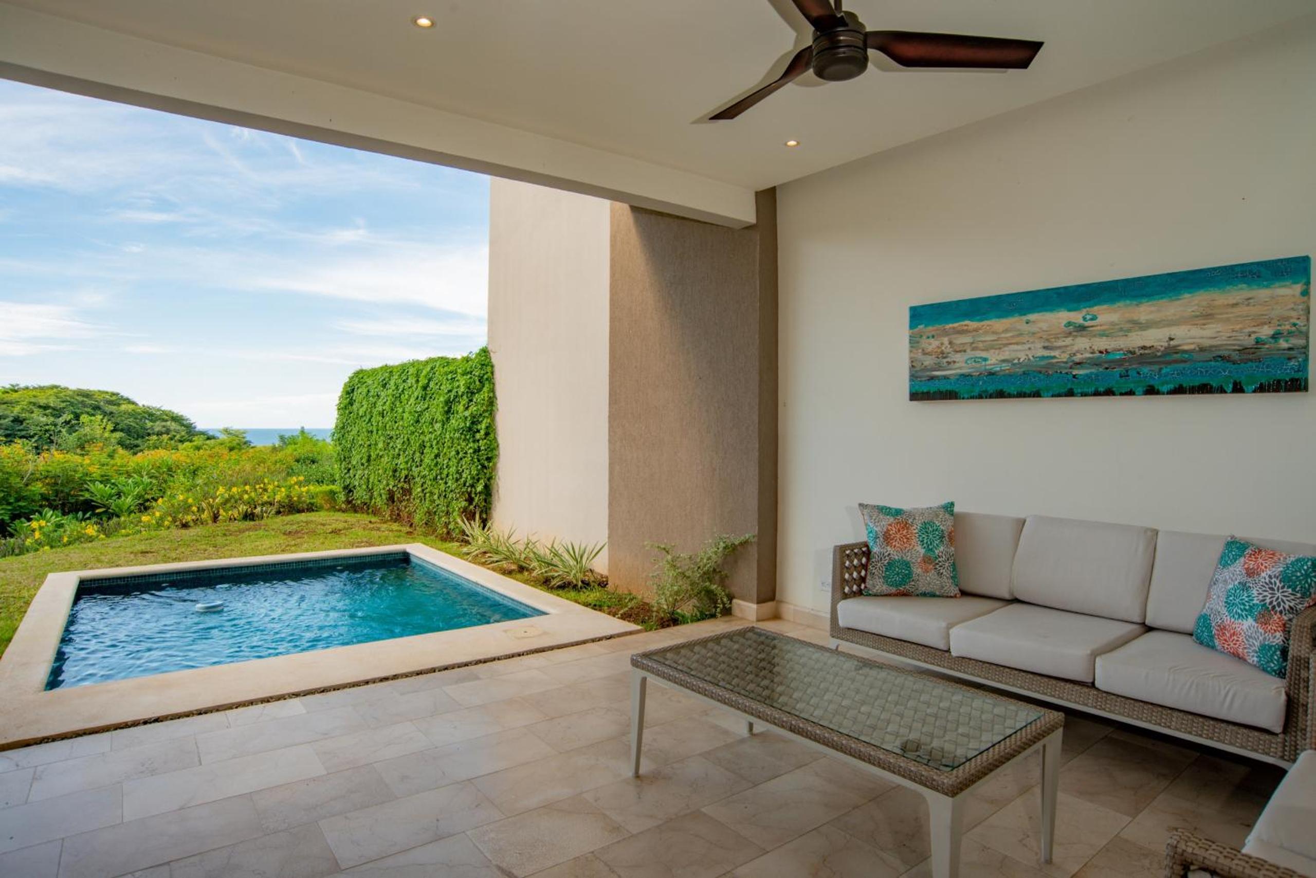 Private Pool Townhouse with Partial Ocean View - Aromo - Reserva Conchal