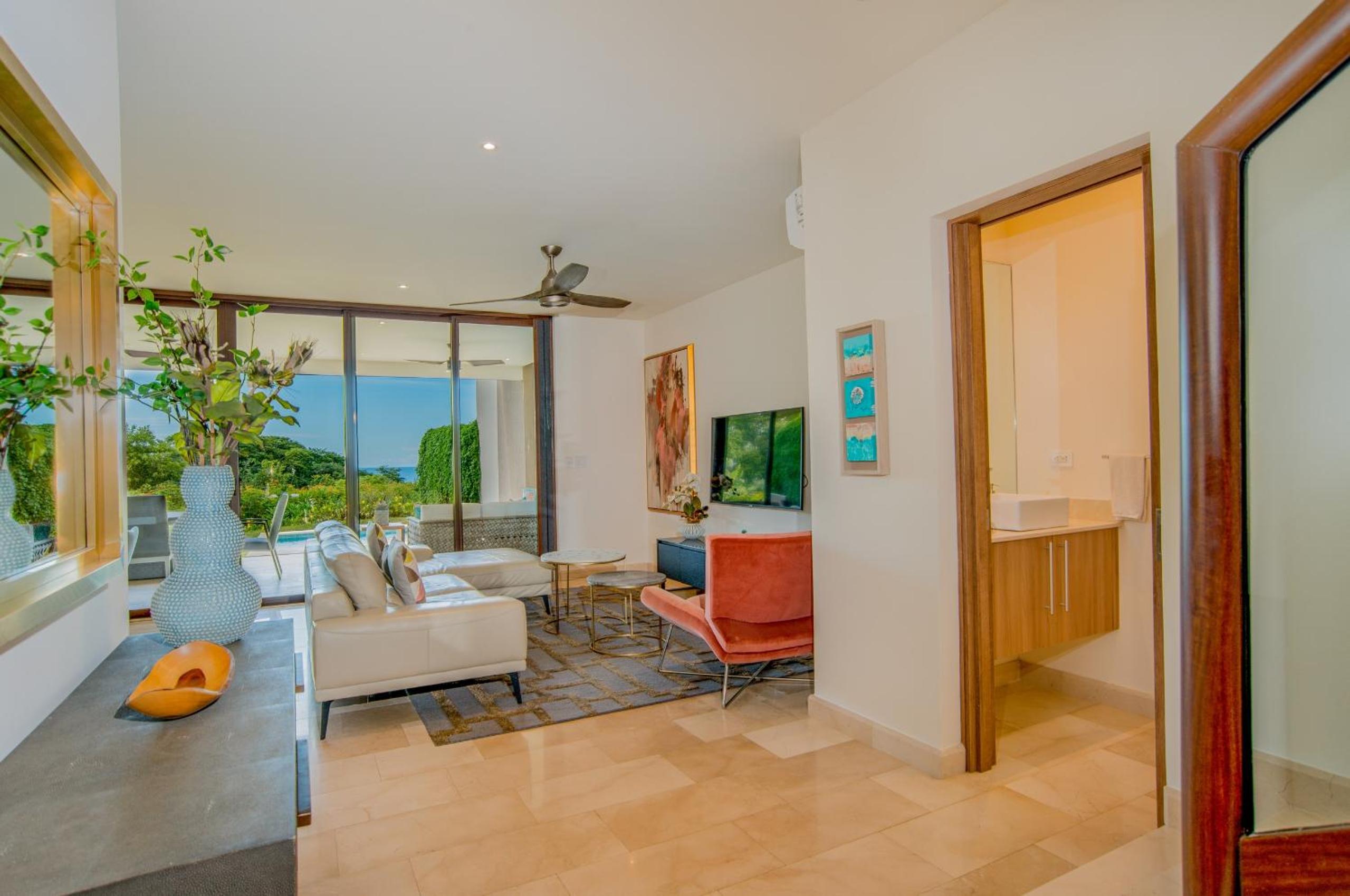 Private Pool Townhouse with Partial Ocean View - Aromo - Reserva Conchal