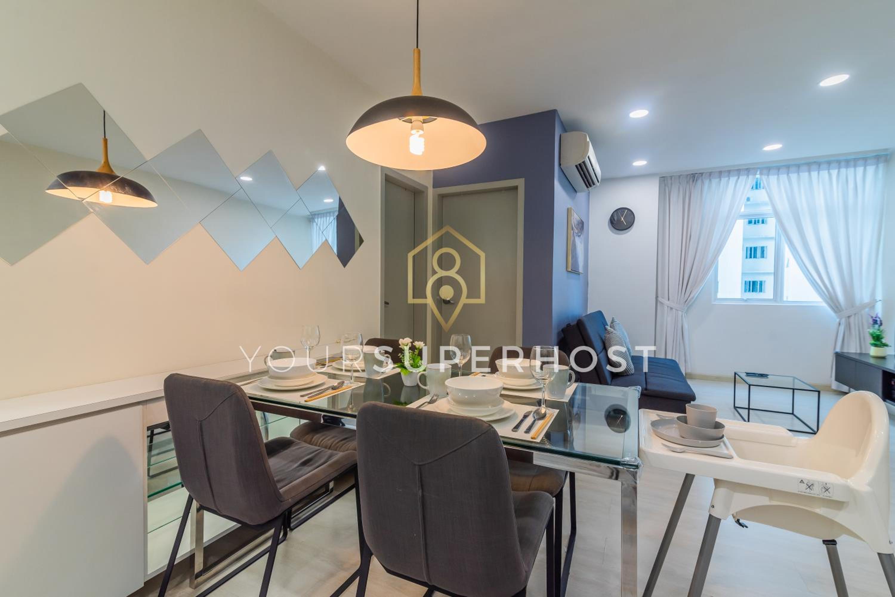 Family-Friendly 2Bedroom 6Pax Suite Georgetown Netflix WashDryer Machine photo 4