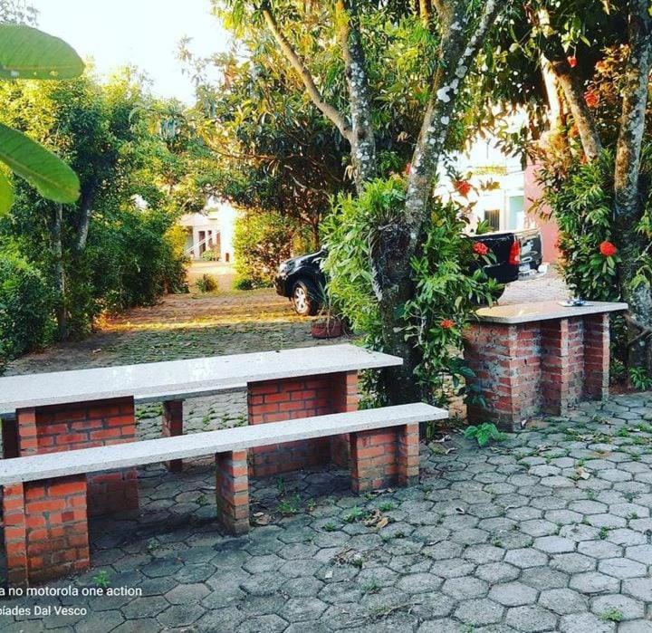 outdoor BBQ area