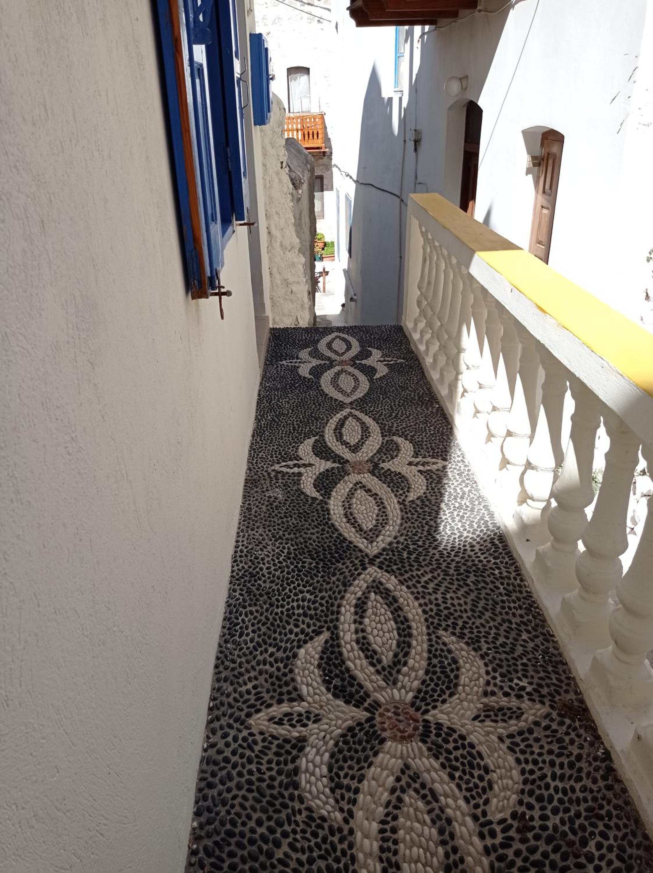 quiet stone house in Nisyros view 2