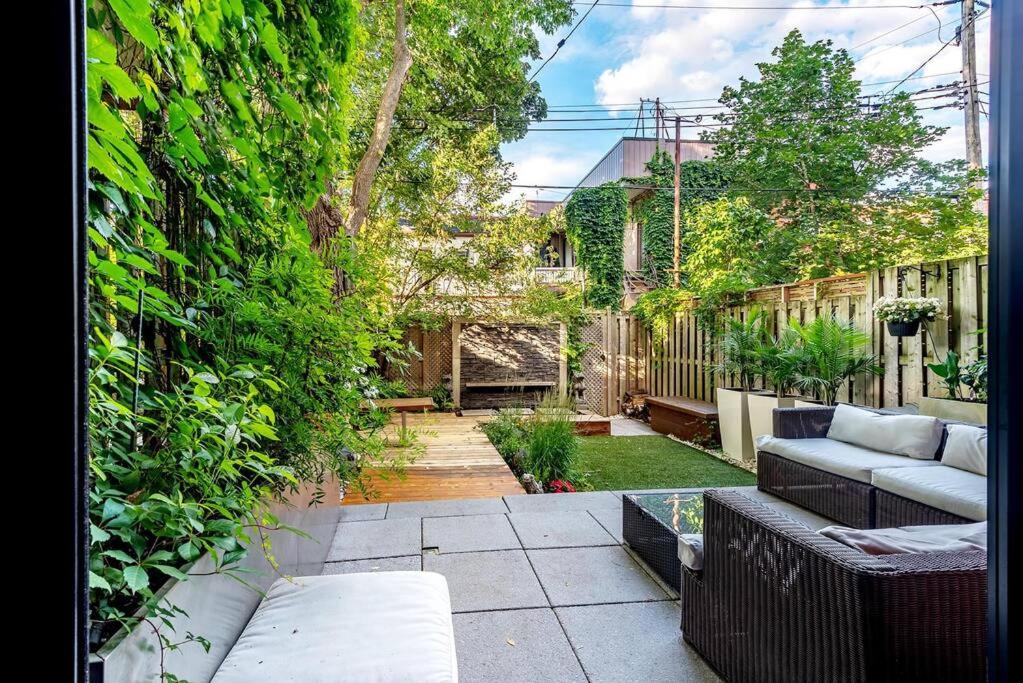 Architect House with private roof top terrace & garden - Terrace Saint-Hubert