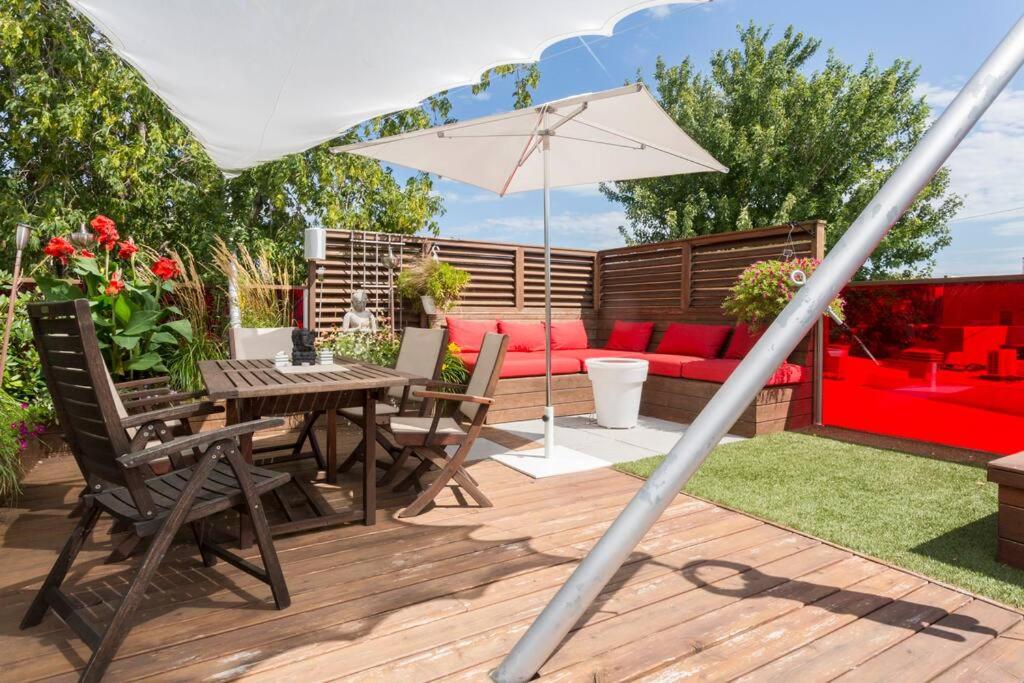 Architect House with private roof top terrace & garden - Terrace Saint-Hubert