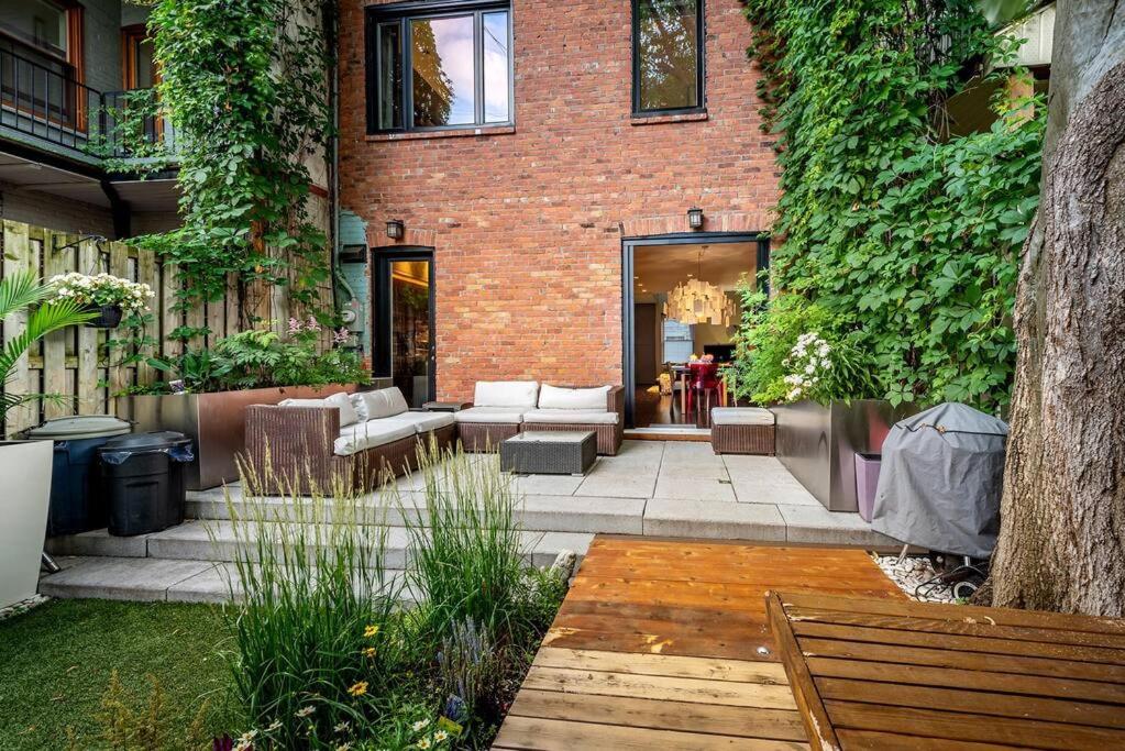 Architect House with private roof top terrace & garden - Terrace Saint-Hubert