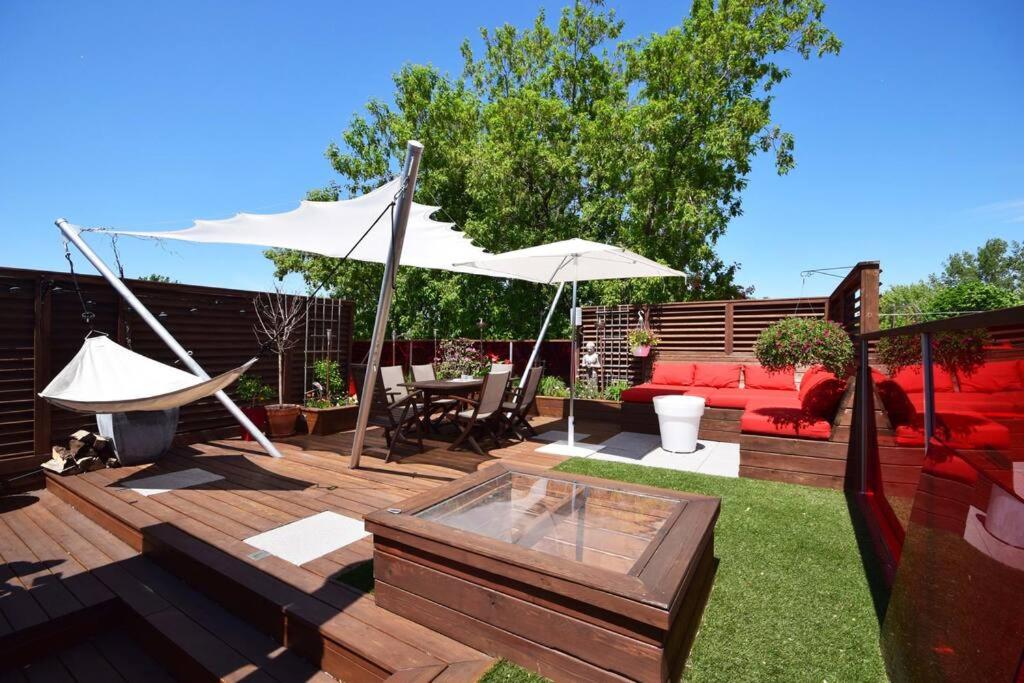 Architect House with private roof top terrace & garden - Terrace Saint-Hubert