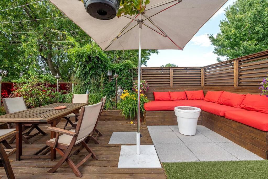 Architect House with private roof top terrace & garden - Terrace Saint-Hubert