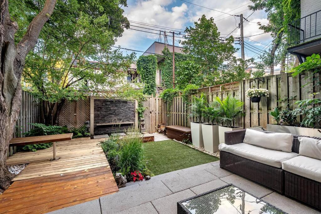 Architect House with private roof top terrace & garden - Terrace Saint-Hubert
