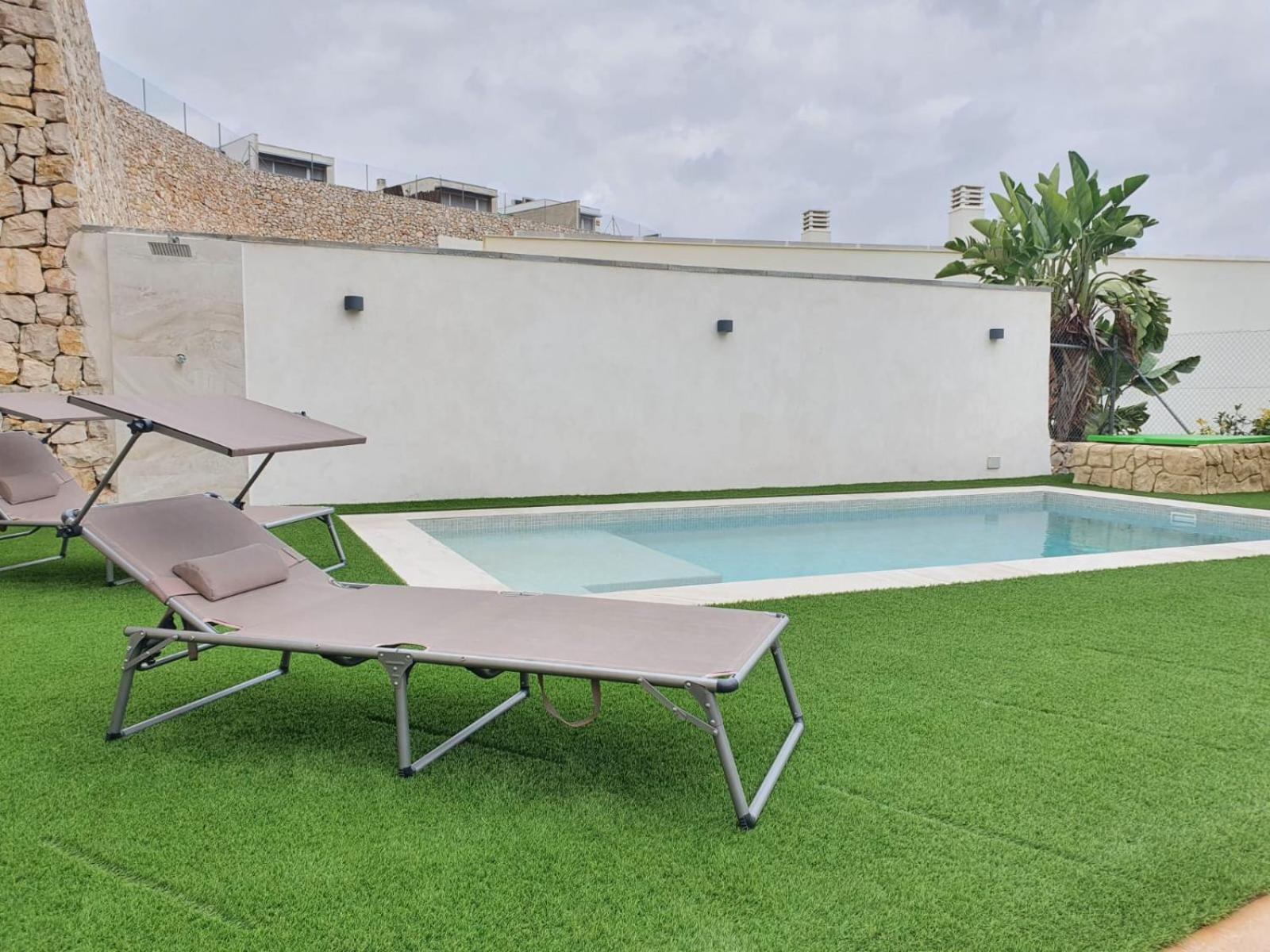 Chalet con piscina privada