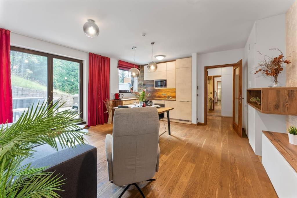 Apartment Adélka 104, private wellness - whirlpool, sauna, parking