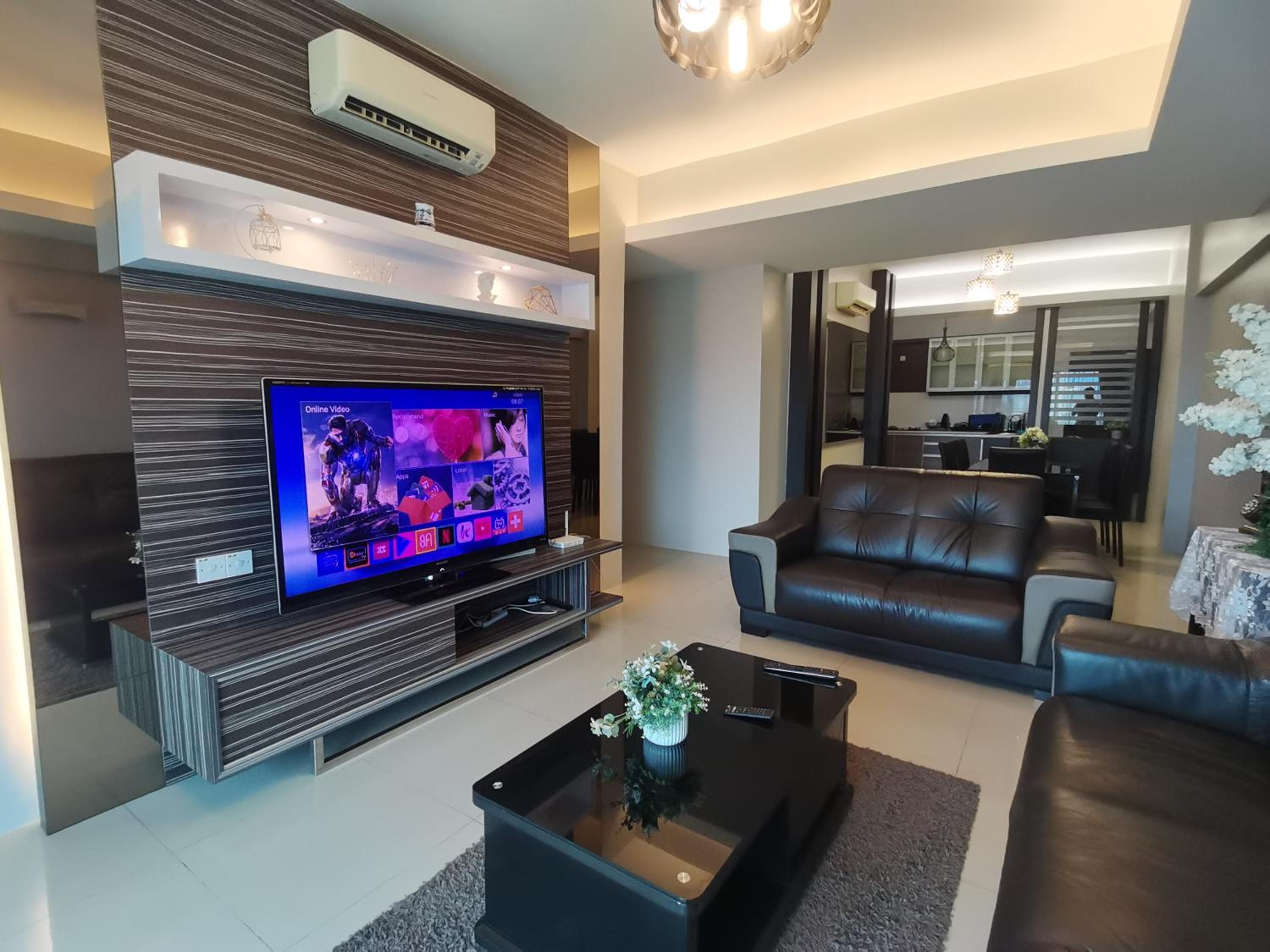 Ipoh Town Kinta Riverfront Apartment 7pax by Glamorous