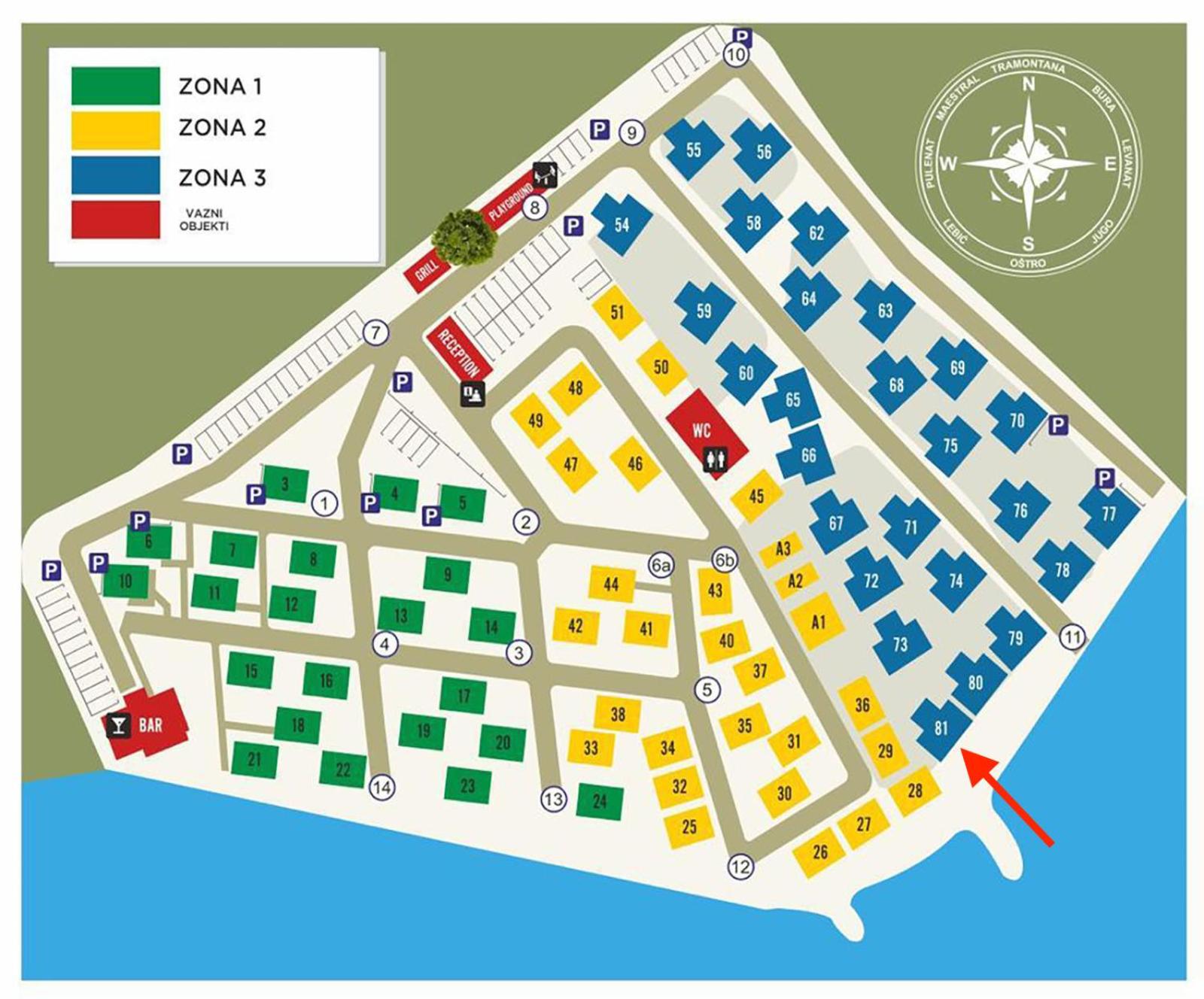 BUQEZ ECO RESORT - Beach Villa 81 - 1st Sea Line by beach