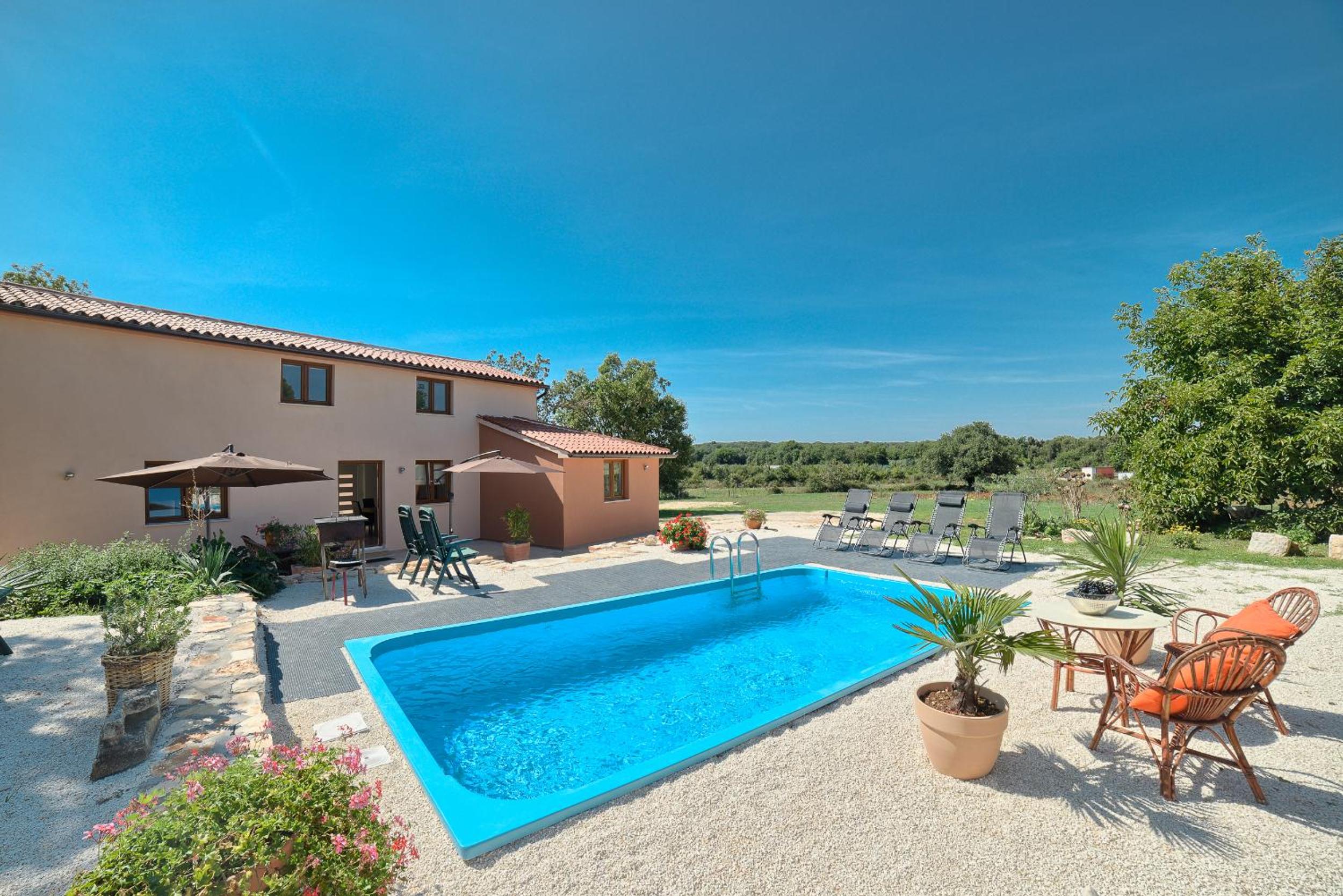 Complex of two villas Palera XXL with private pools