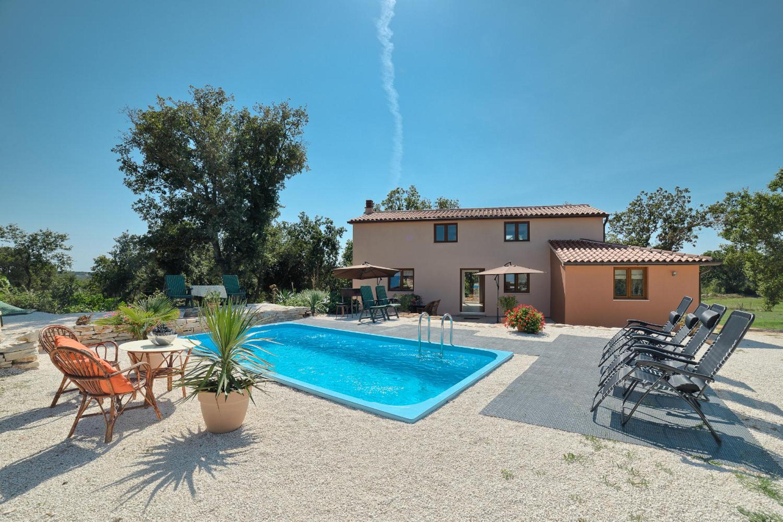 Complex of two villas Palera XXL with private pools