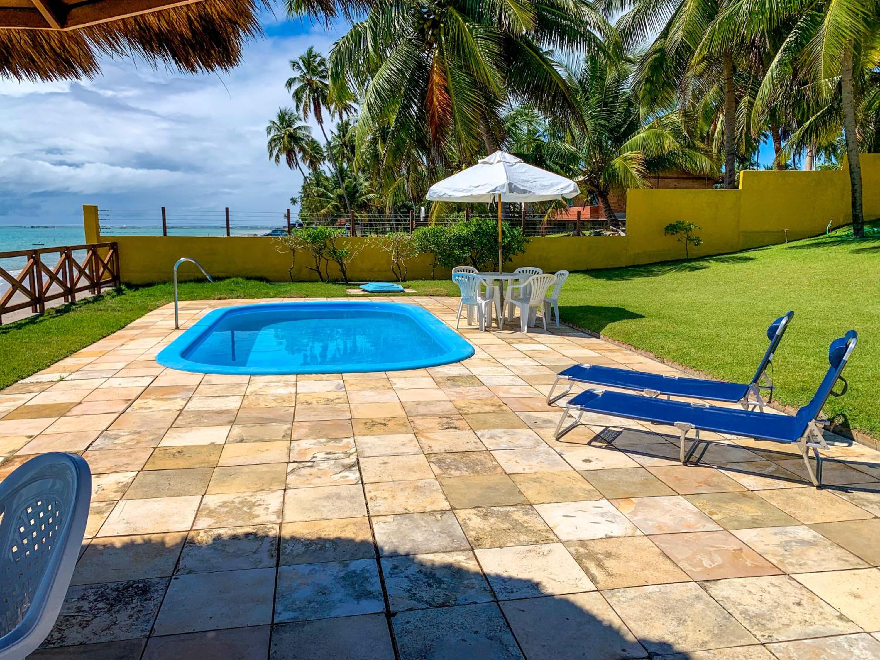 Casa à Beira Mar, piscina e 4 suítes na praia de Ipioca-Maceió-AL - Vila Ipioca