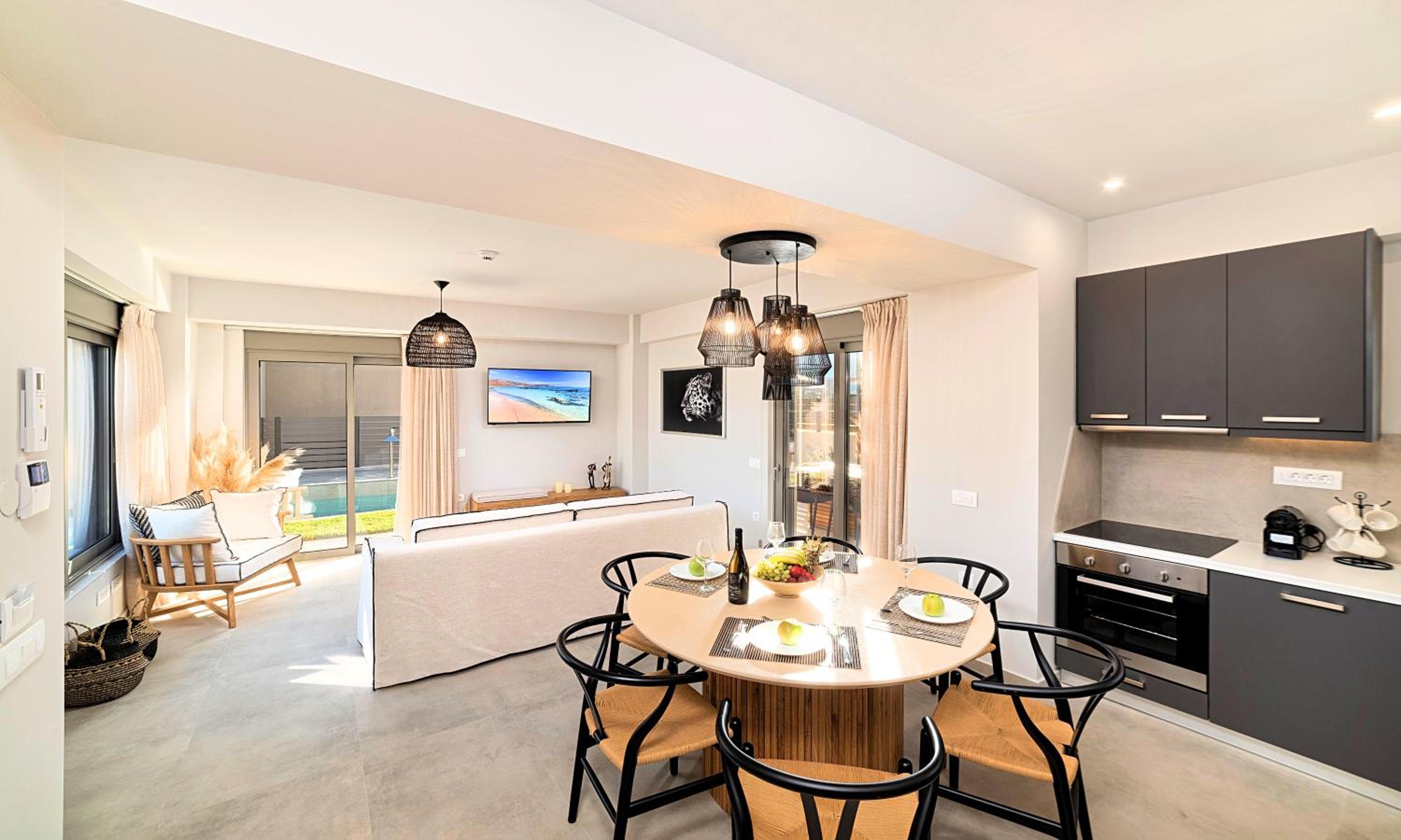 KS Luxury Villas, Private heated Swimming Pools view 3