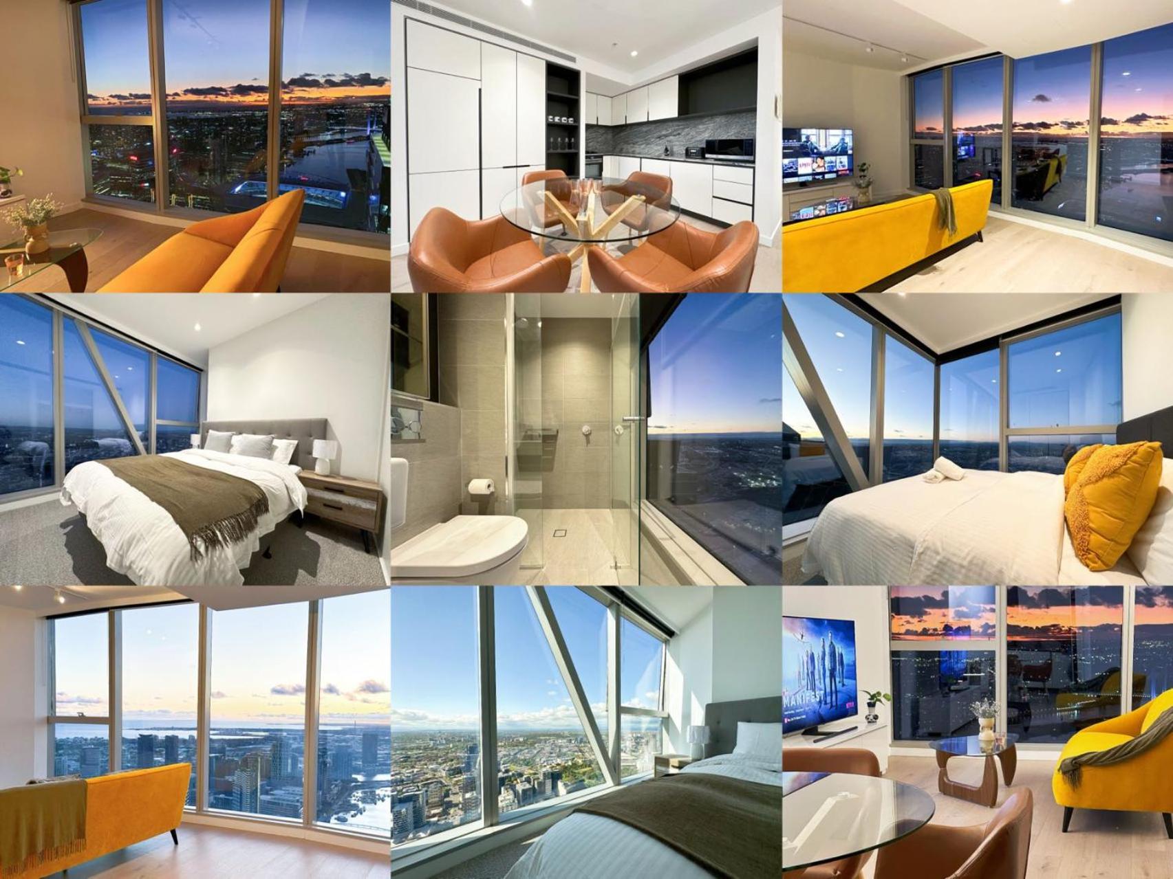 Melbourne CBD Apt with Free Car Park Ocean View