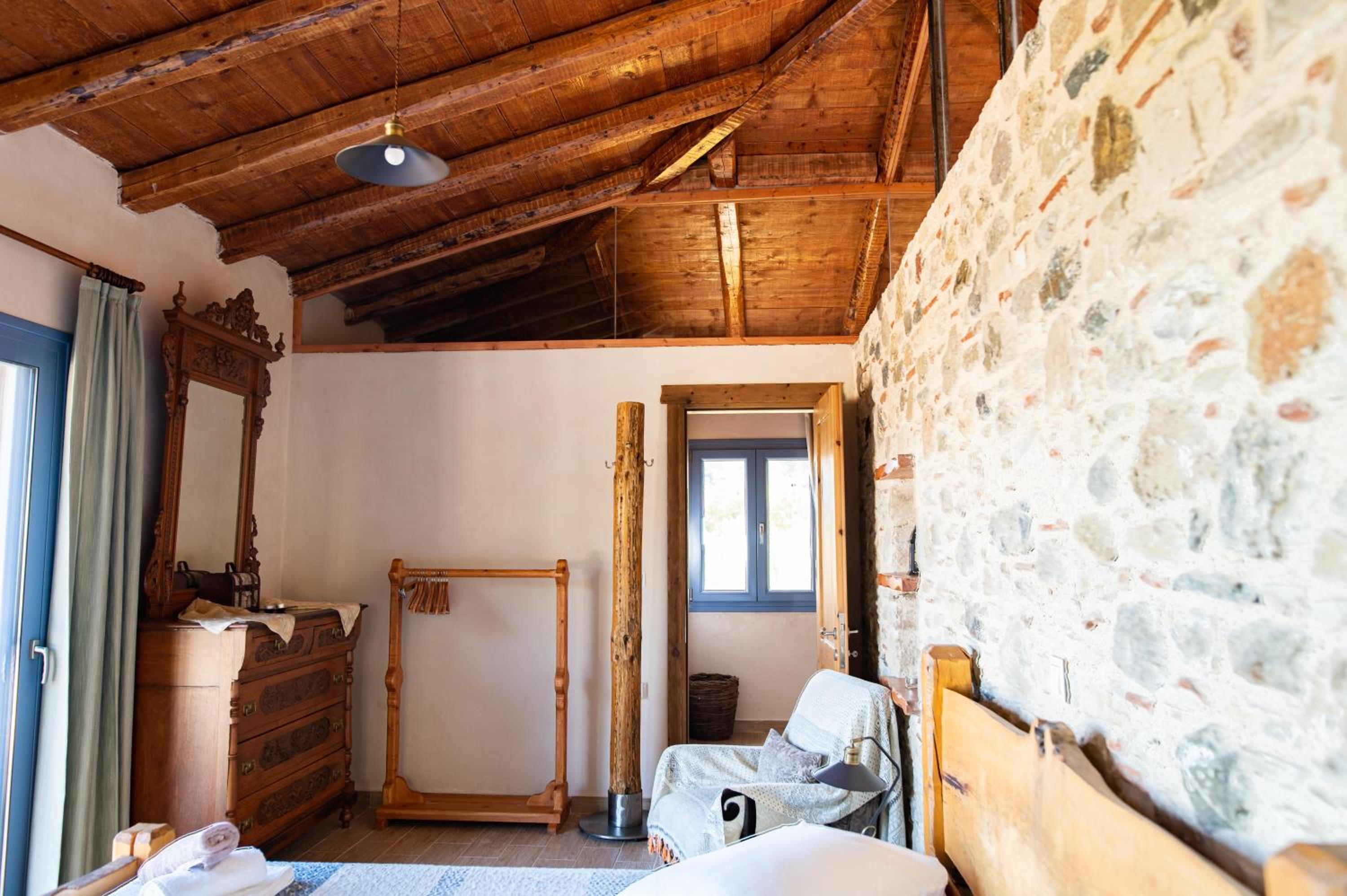 Chaihoutes stone villa into Olive farm in Zia