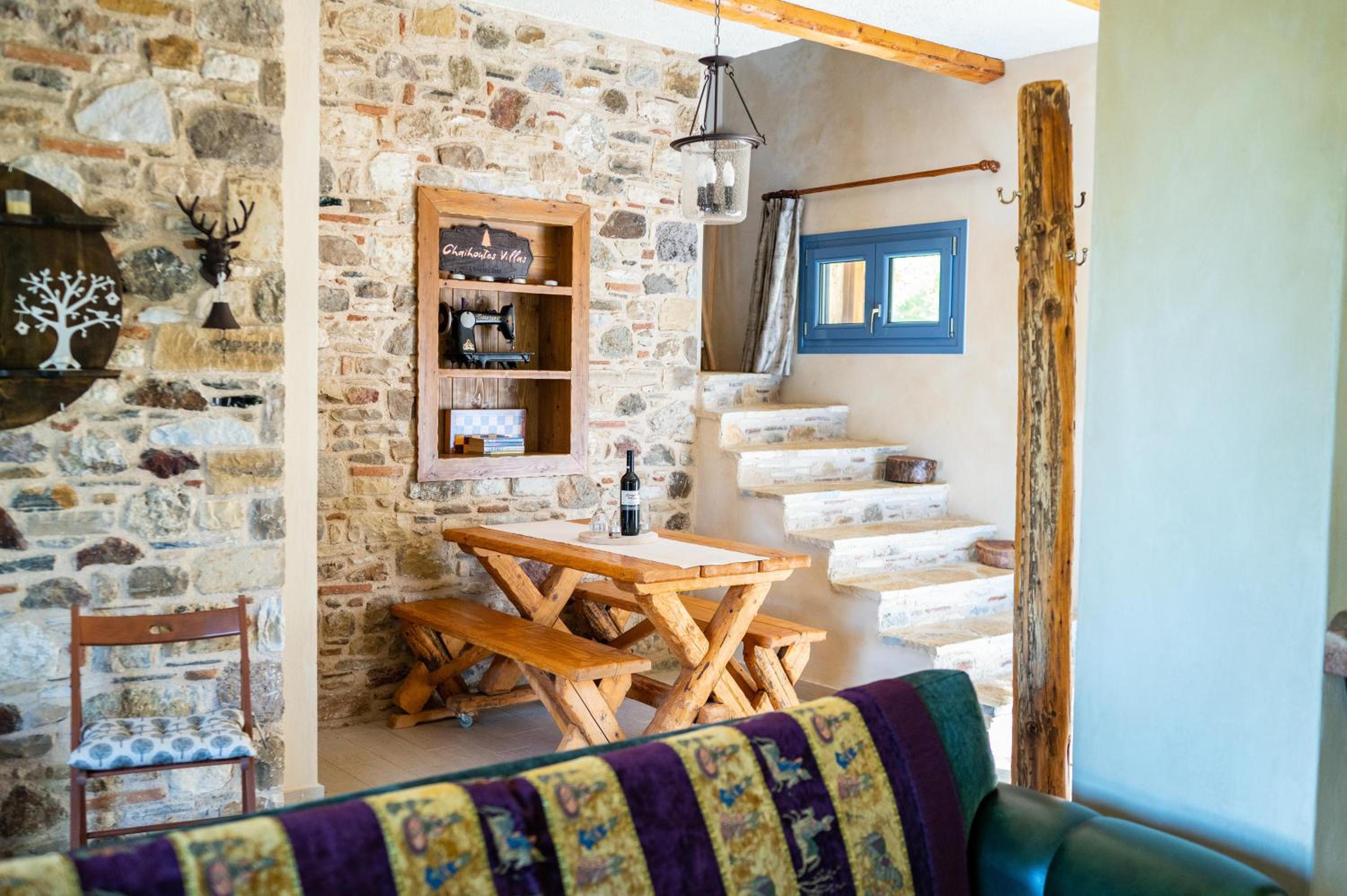 Chaihoutes stone villa into Olive farm in Zia