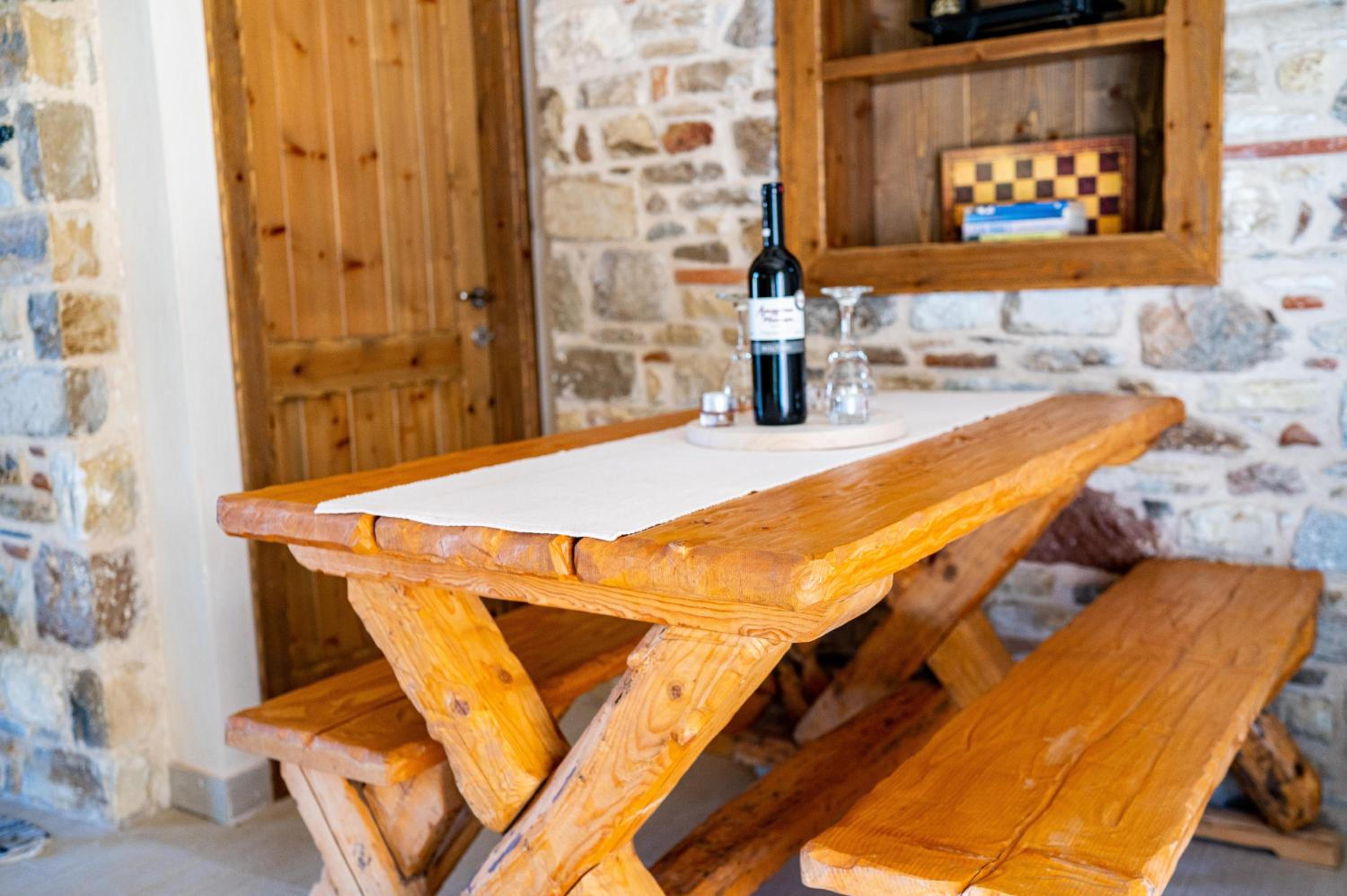 Chaihoutes stone villa into Olive farm in Zia