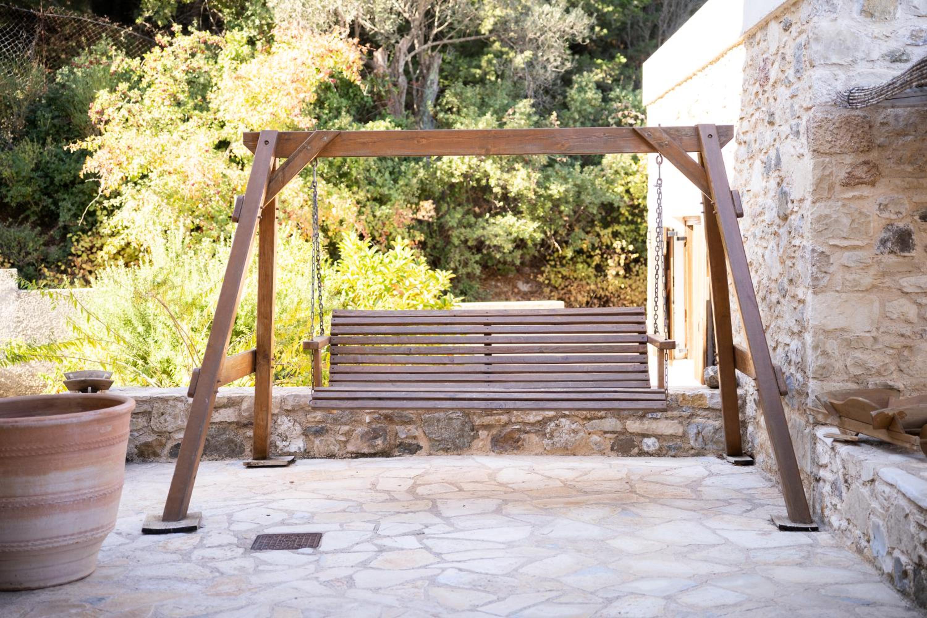 Chaihoutes stone villa into Olive farm in Zia