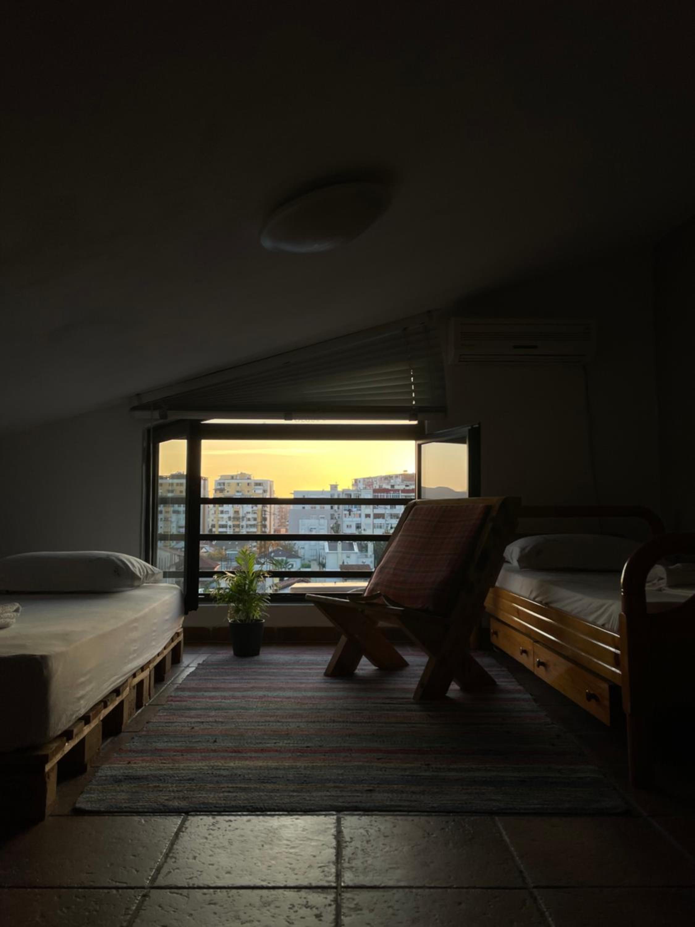 Cozy big apartment with balcony