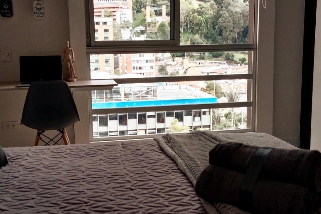 Loft en centro Bogotá, vista a Monserrate, Estudio y wifi