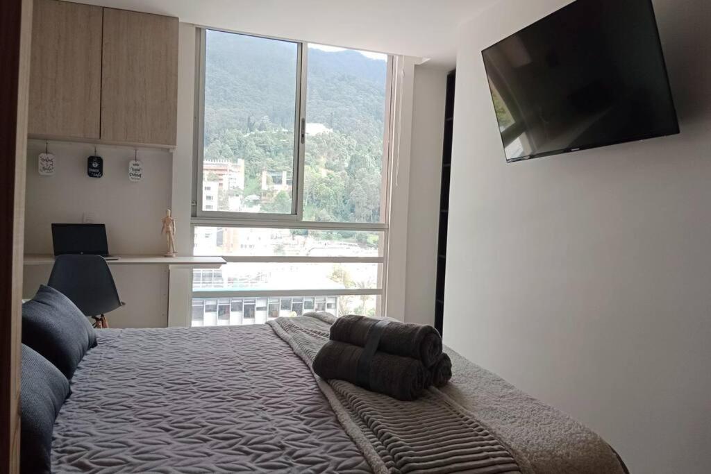 Loft en centro Bogotá, vista a Monserrate, Estudio y wifi