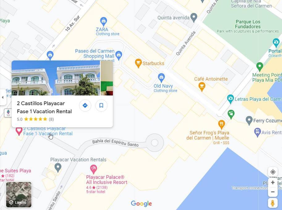 18br up to 50guest Castillos Playacar walk to Beach and 5th Ave 1000Mbps view 3