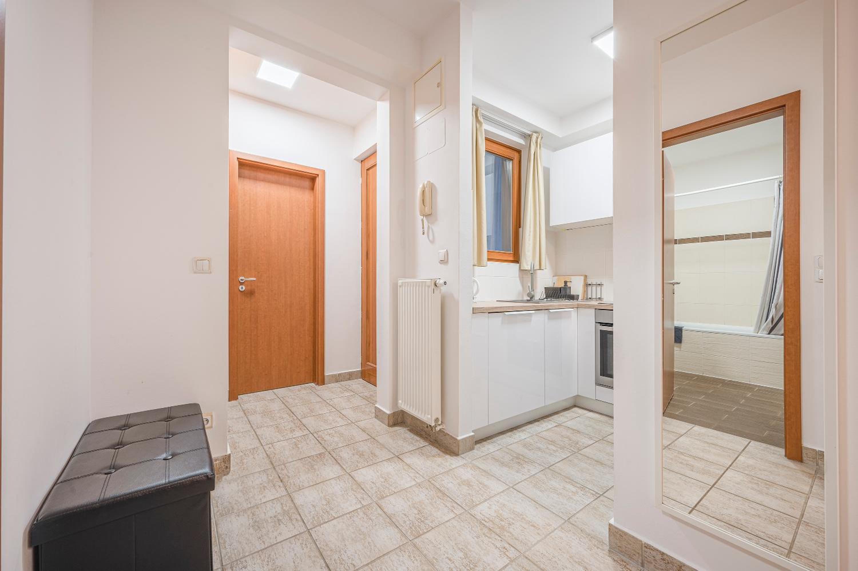 Modern Apartment With Garage view 2