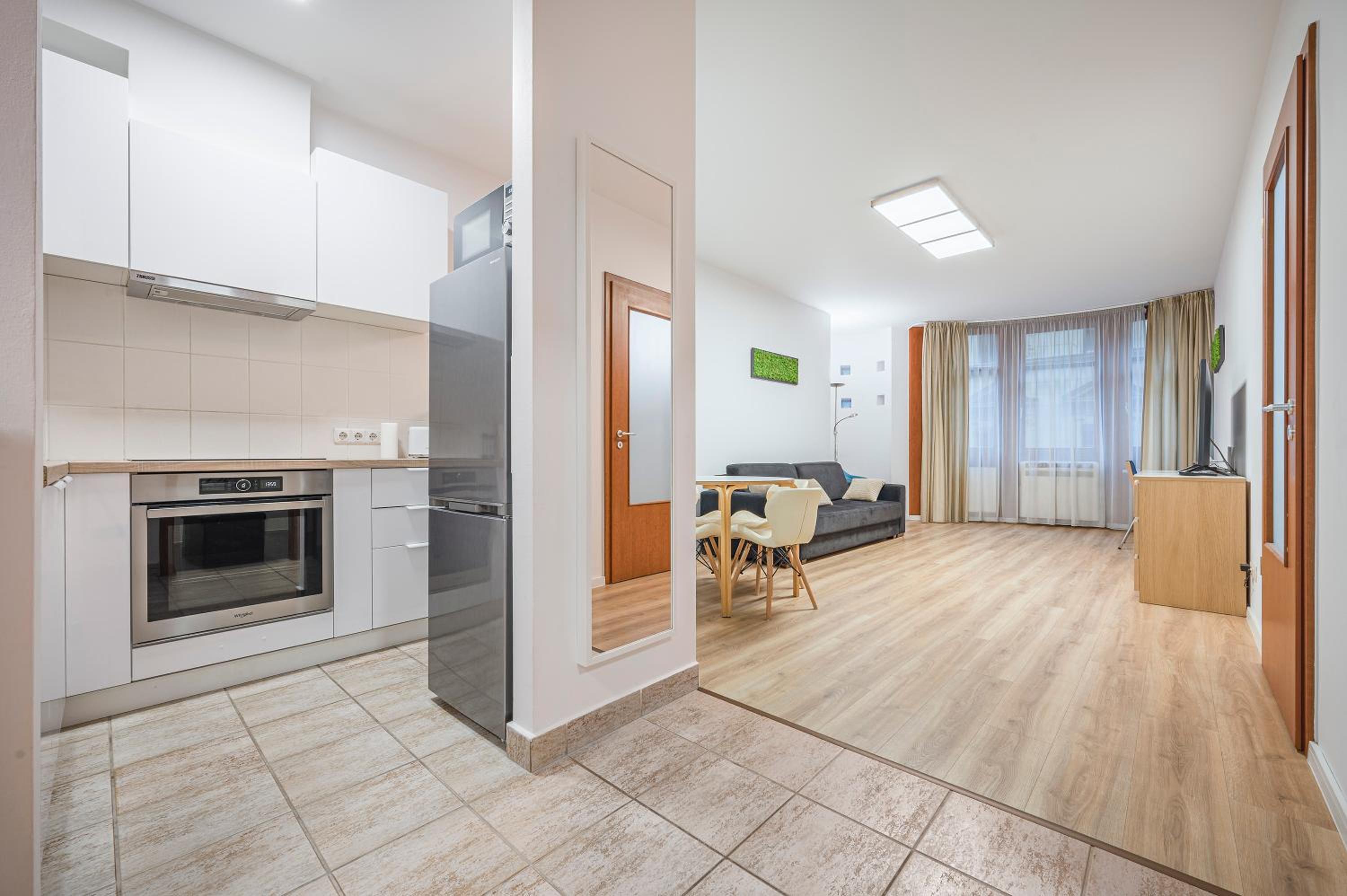 Modern Apartment With Garage view 4