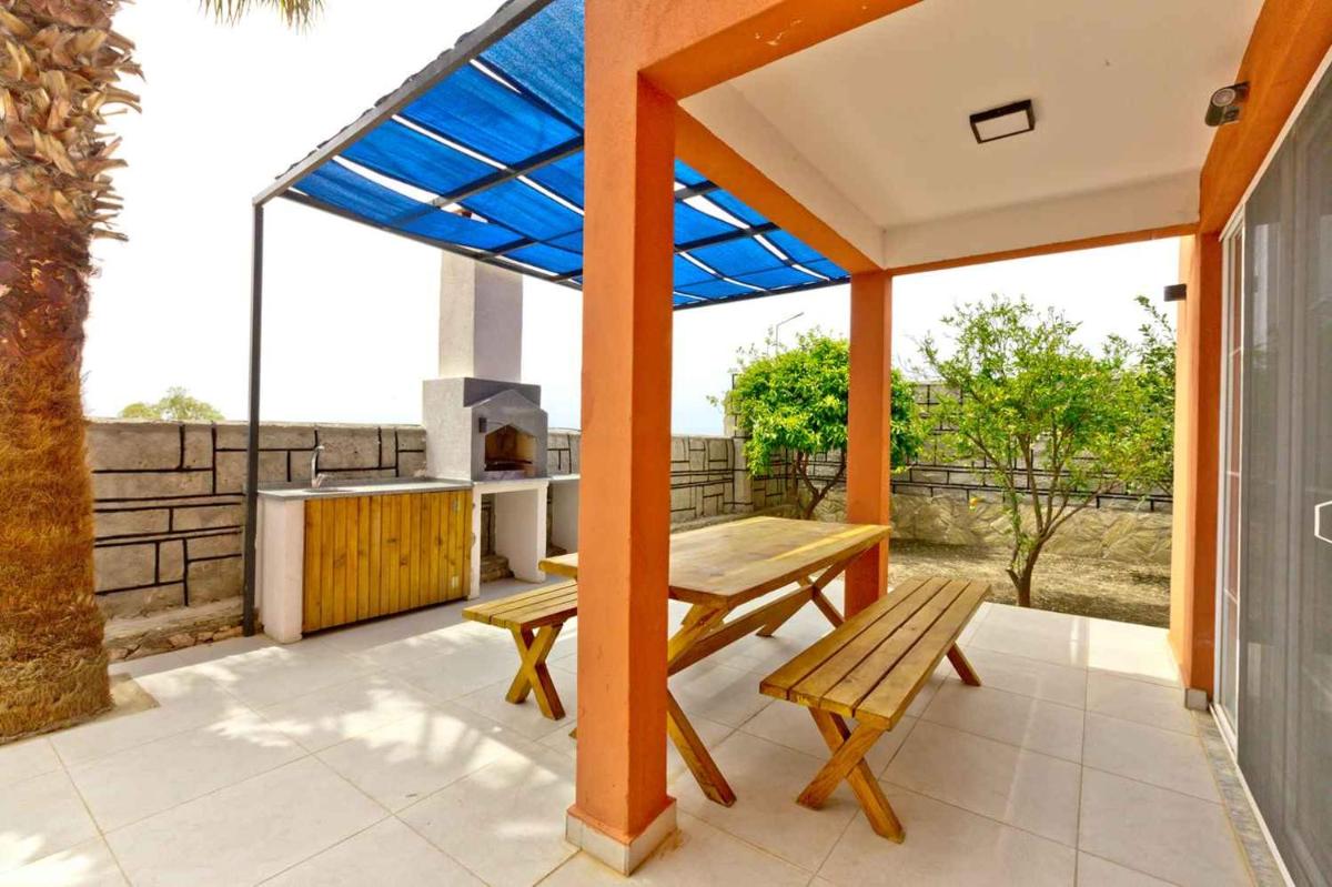 outdoor BBQ area