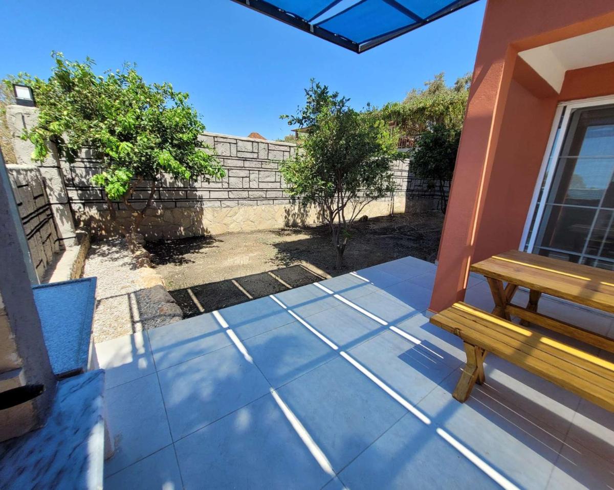 outdoor BBQ area