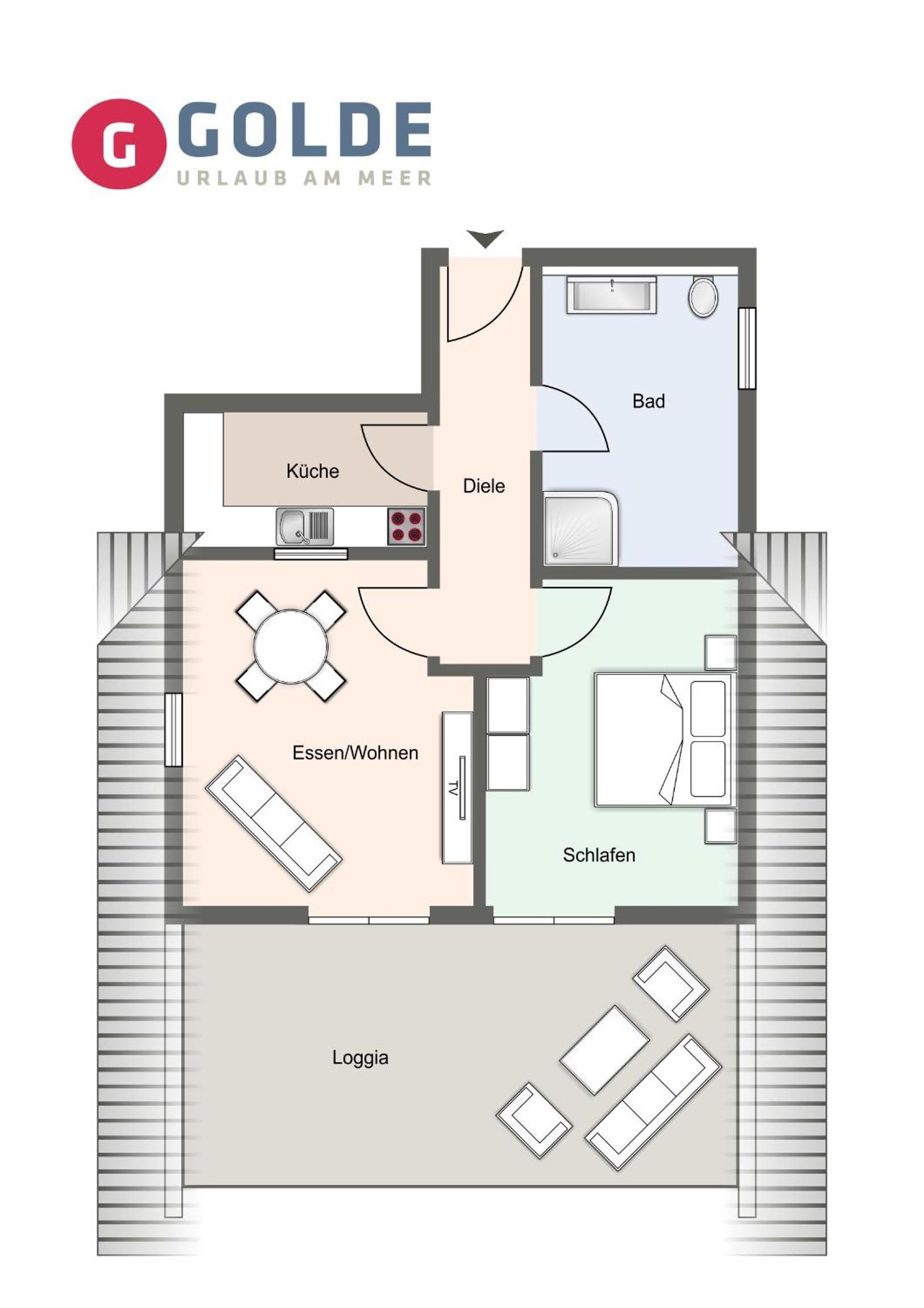 SPO Bude Appartement SPO Bude 3 view 2