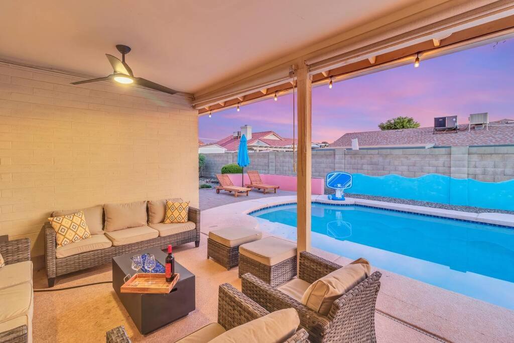 KING Bed, Pool, Pool Table, Fireplace view 4