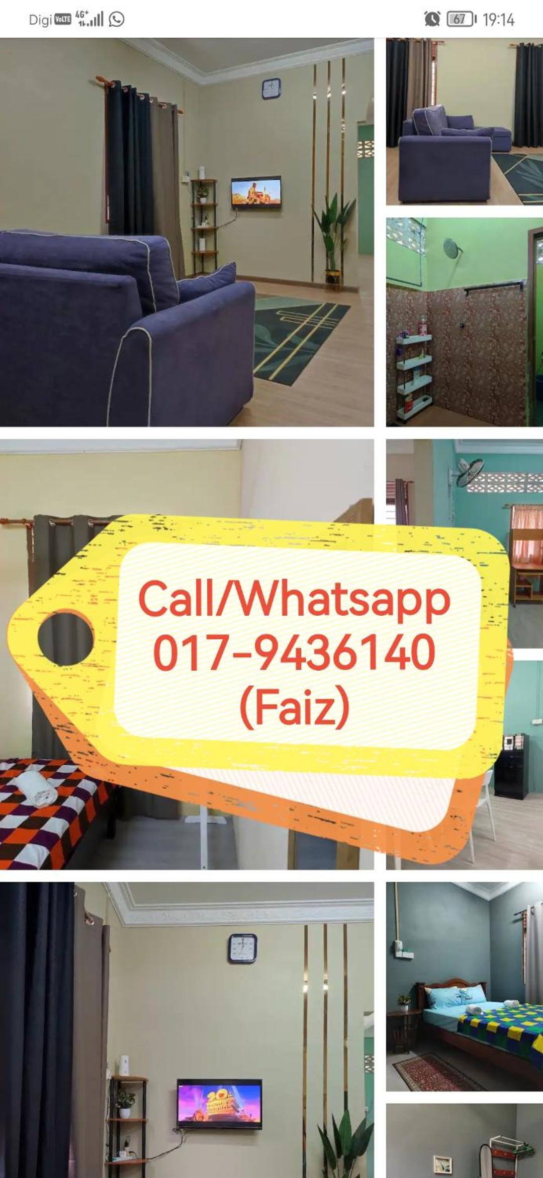 Kubang Kerian DECO HOMESTAY 3Bedroom2Bathroom Aircond Wifi view 4