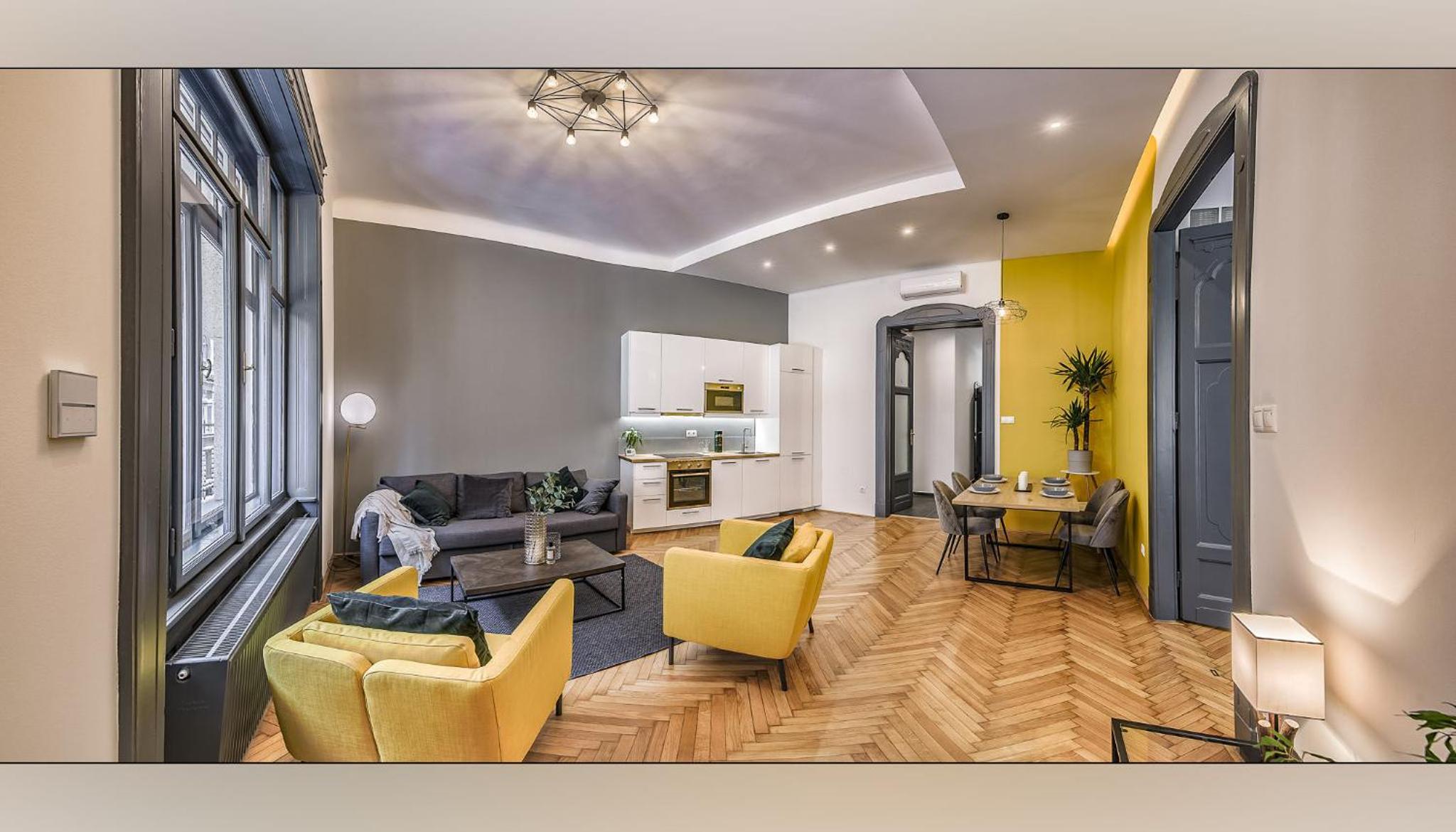 Luxury 2BR Apartment in Downtown Budapest - Ora House