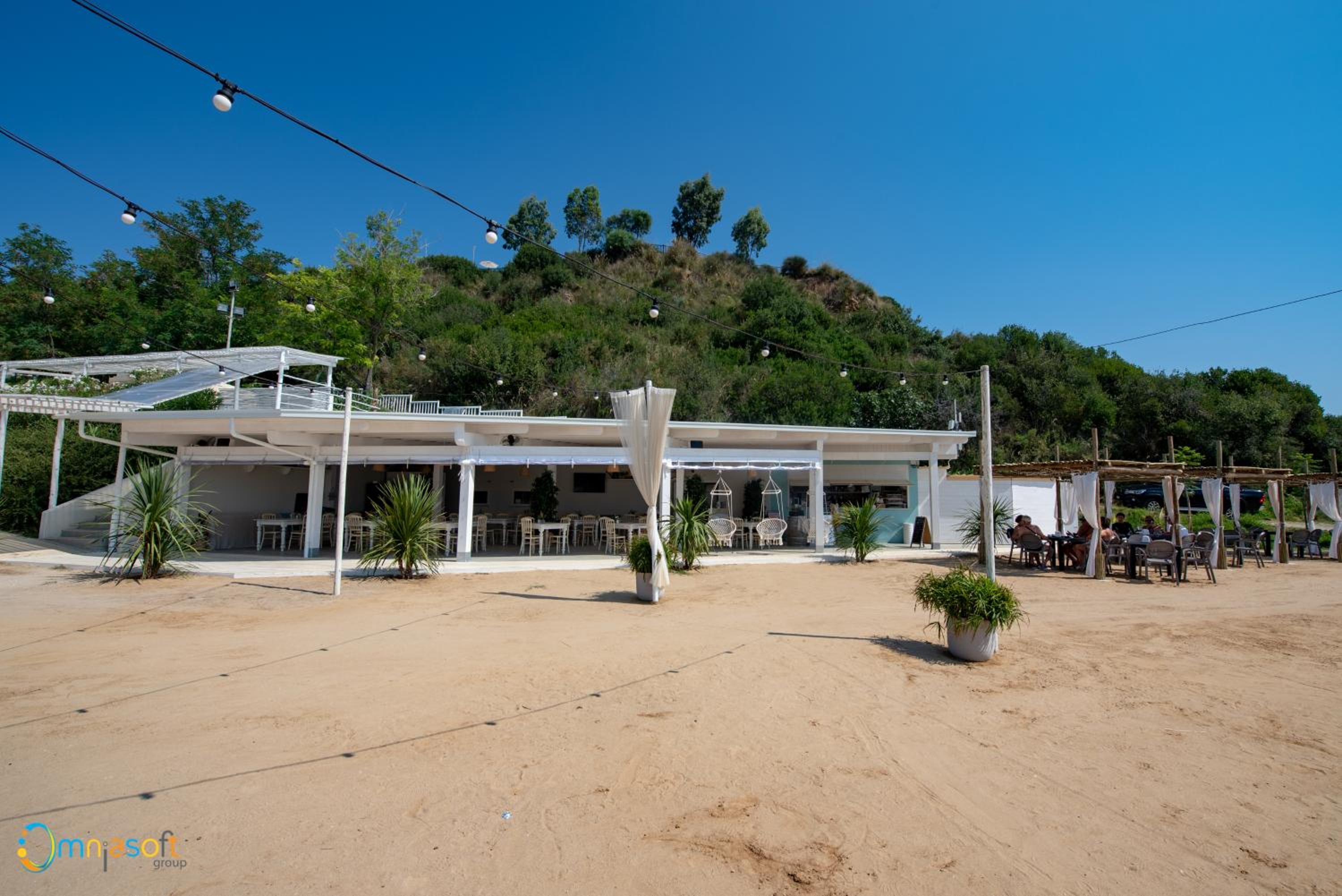 outdoor BBQ area