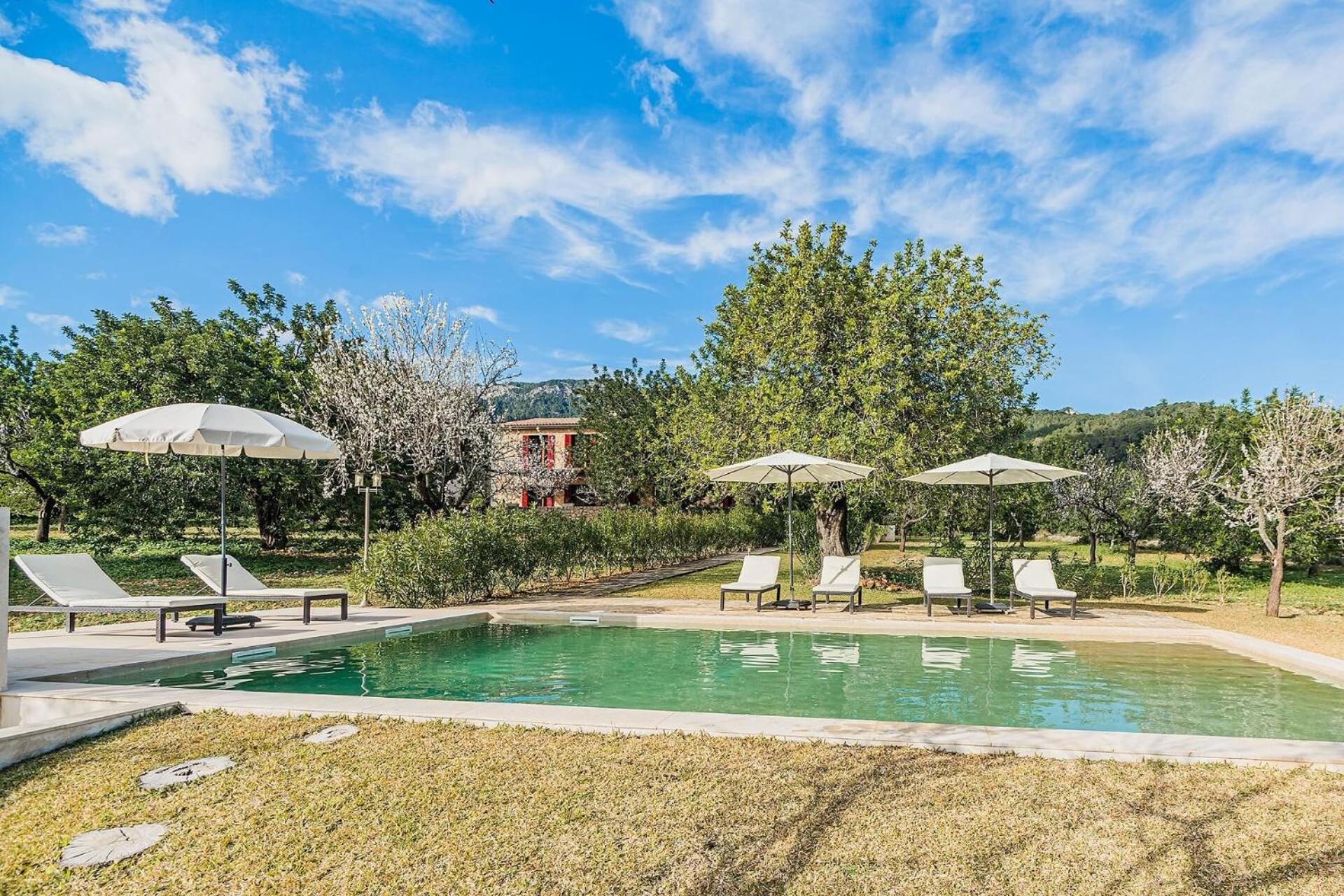 Delightful Mallorca Villa Empaltada 3 Bedrooms Private Pool Magnificent Garden Selva
