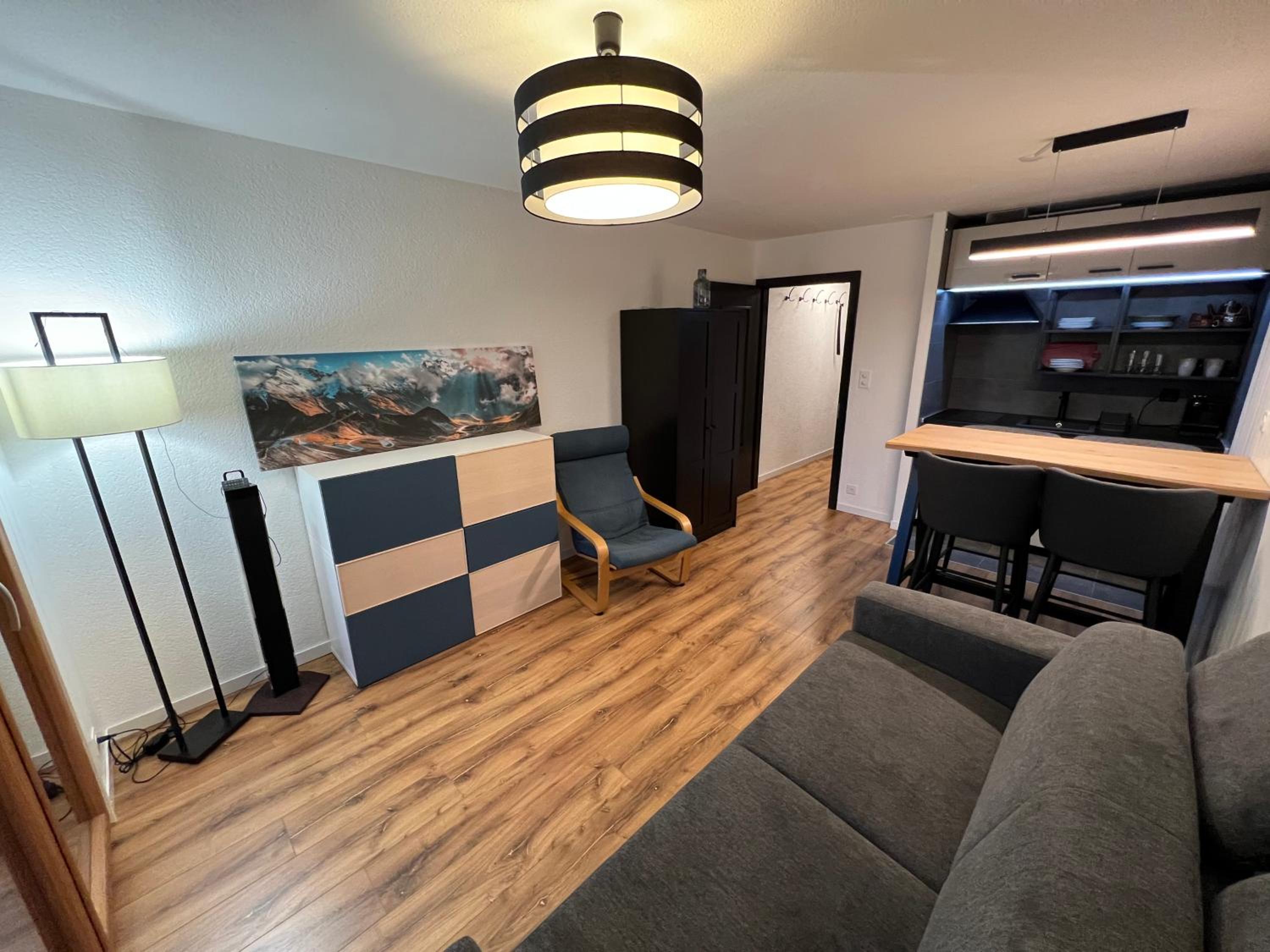 Cosy studio for 4 near ski lift, MELEZES K22
